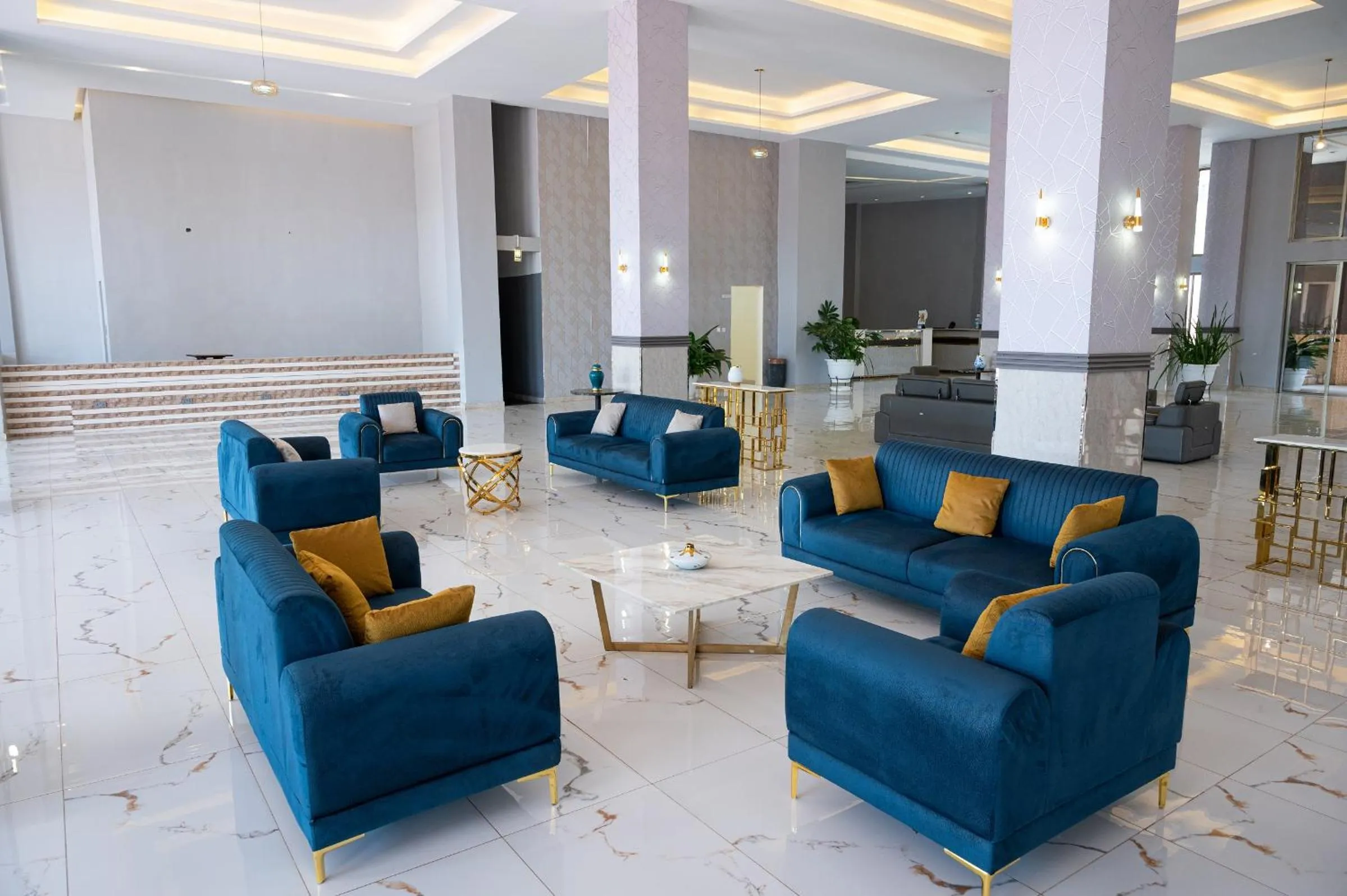 Living room in The Voice Hotel