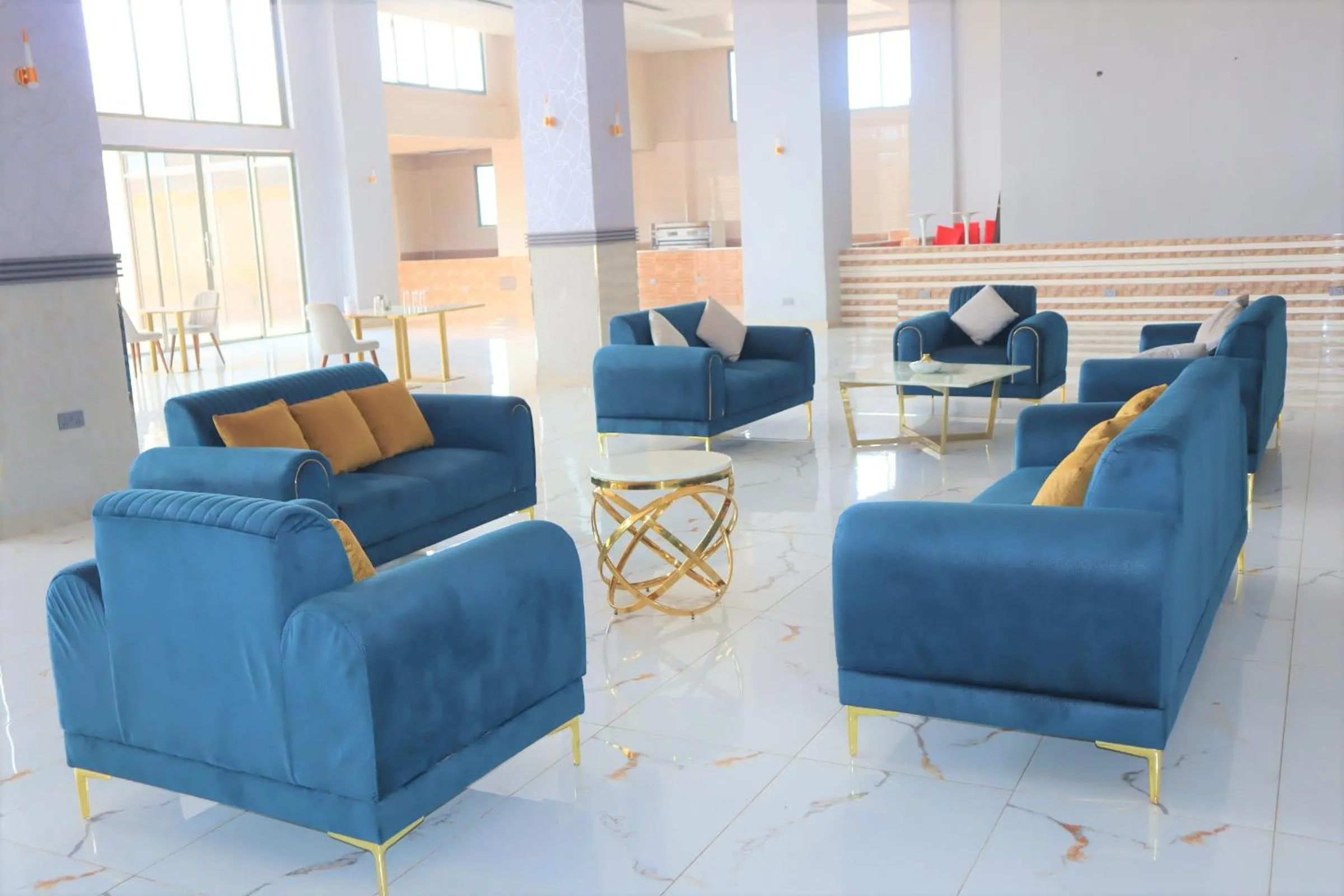 Lobby or reception in The Voice Hotel