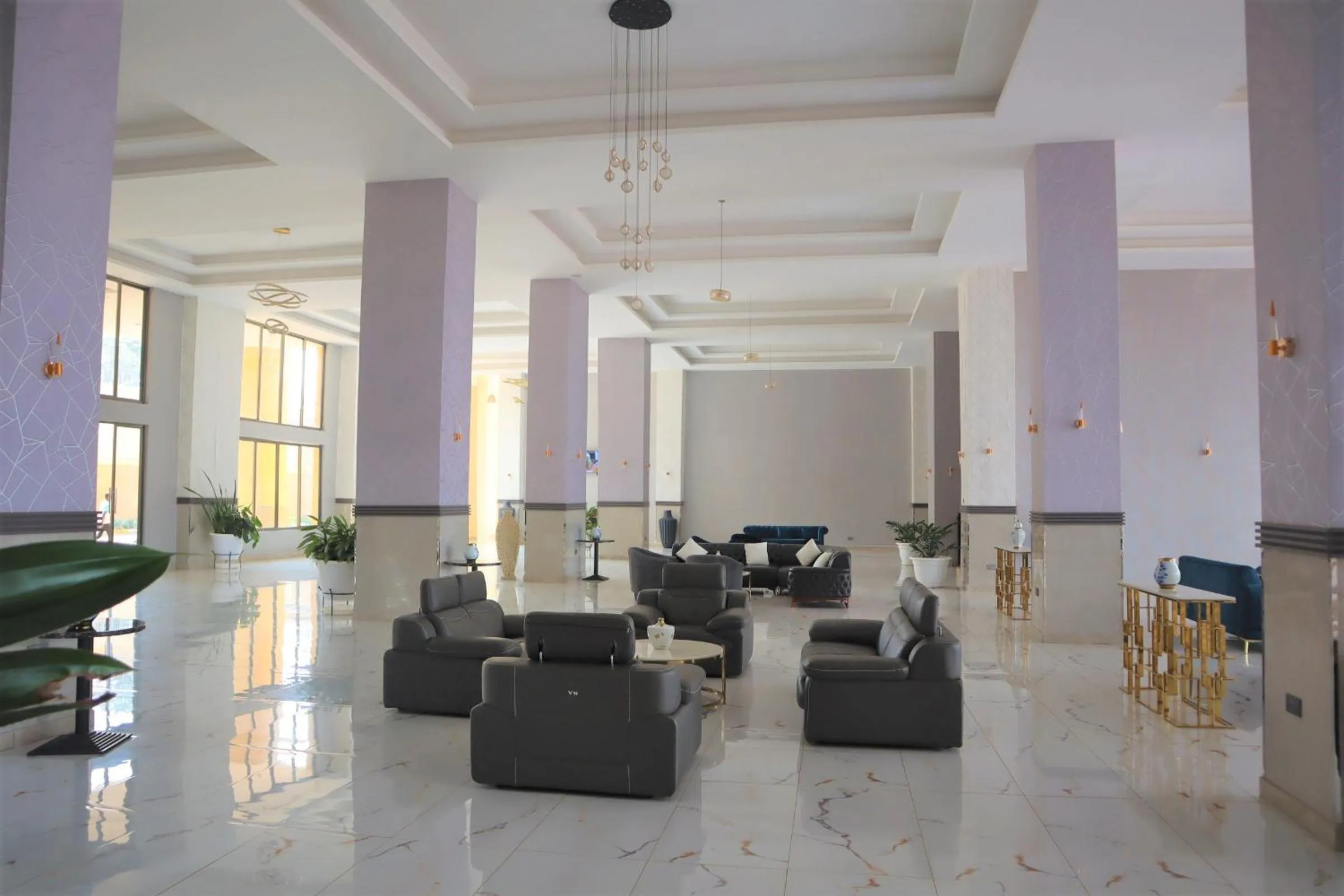 Lobby or reception in The Voice Hotel