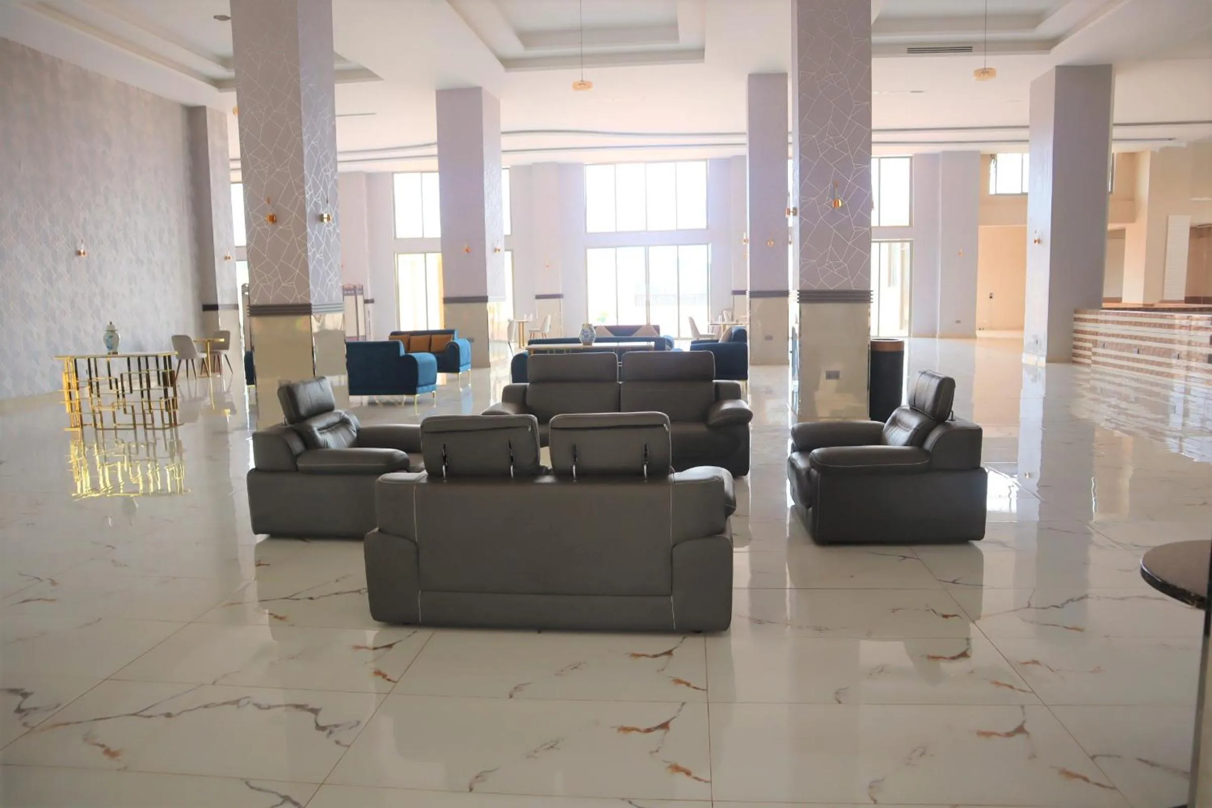 Lobby or reception in The Voice Hotel