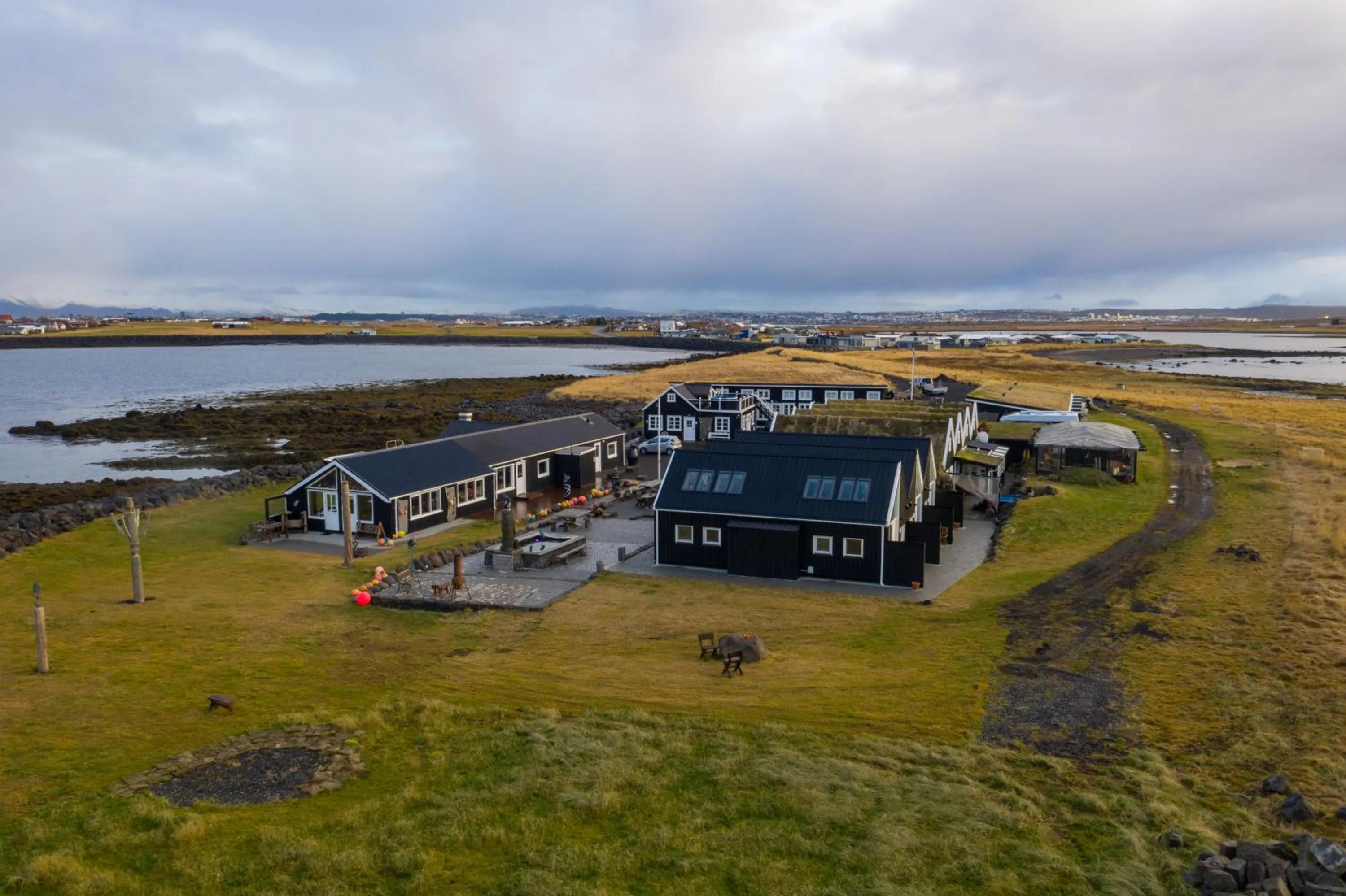 Bird's eye view in Hlid Fisherman's Village
