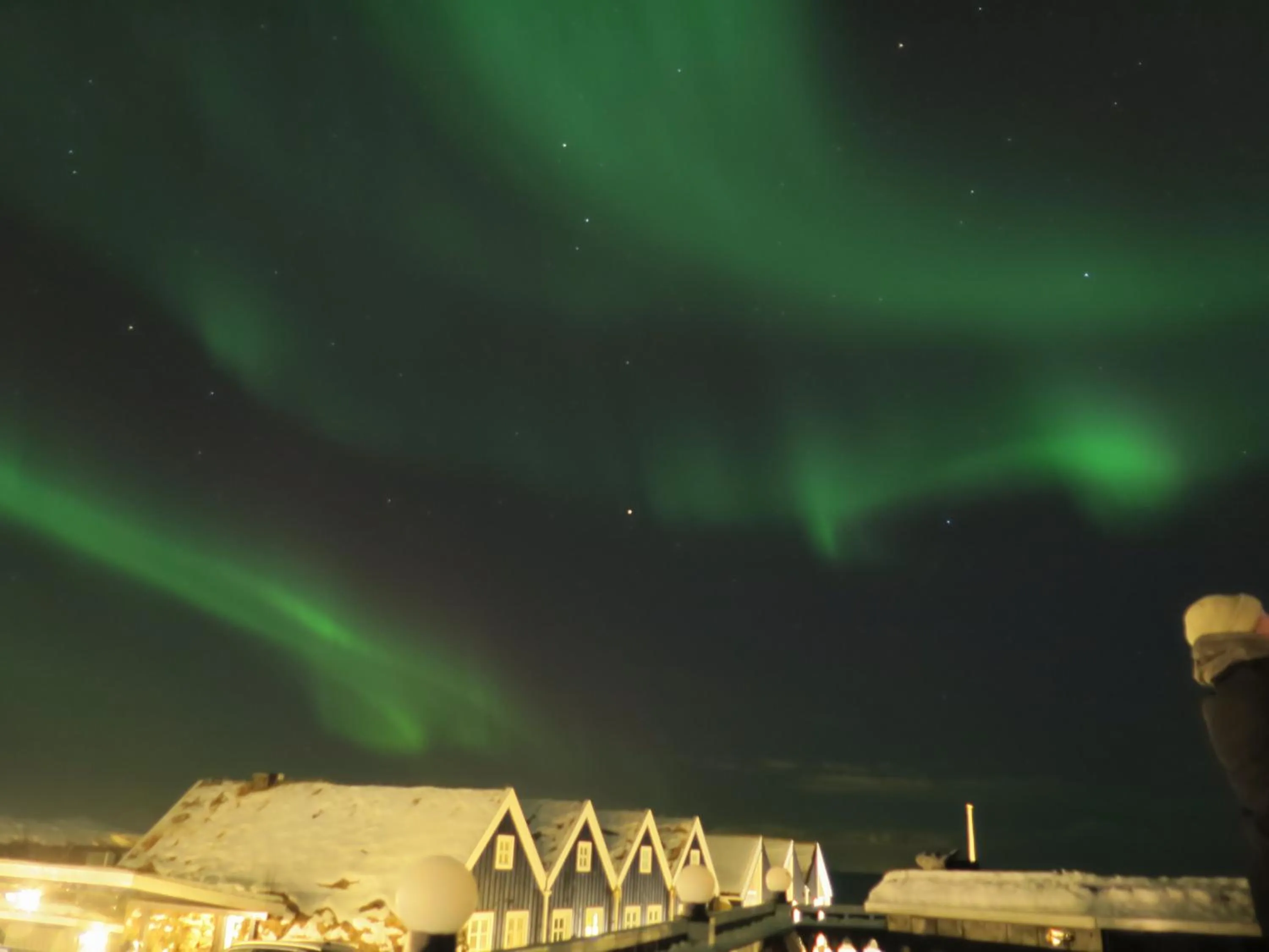 Night in Hlid Fisherman's Village