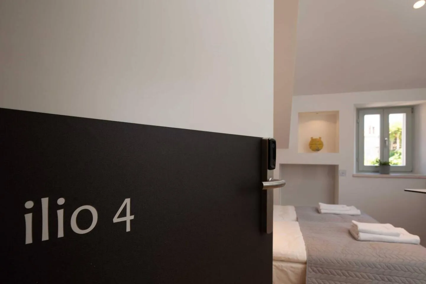 Bedroom, Bed in Old Town Apartments u nikse