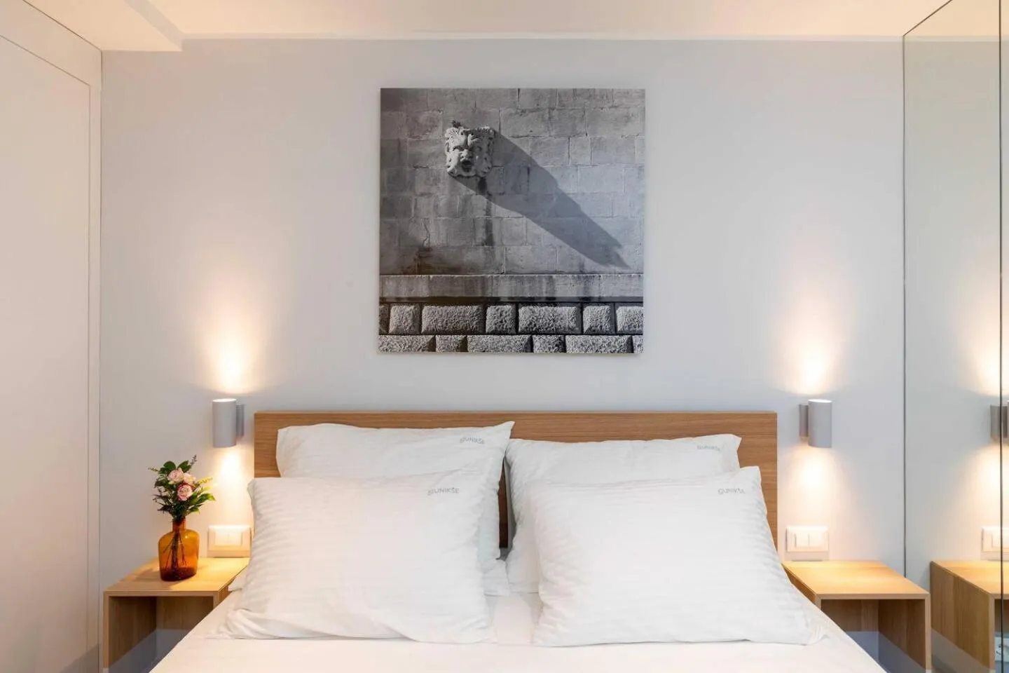 Bedroom, Bed in Old Town Apartments u nikse