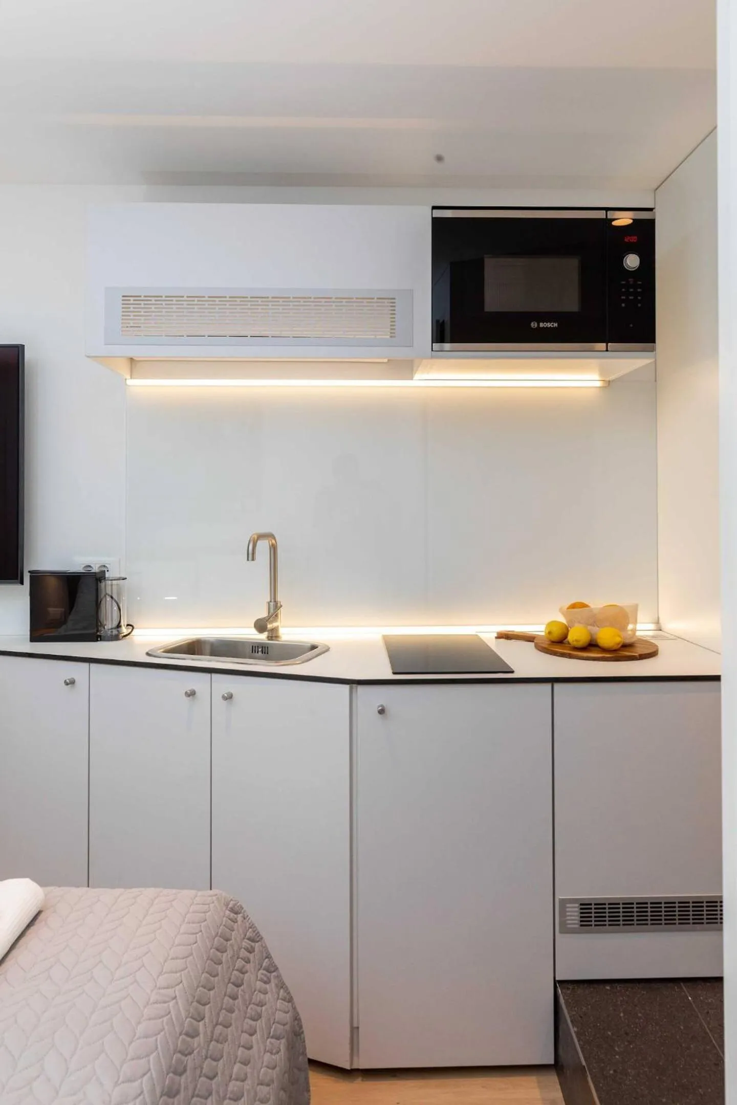 Kitchen or kitchenette in Old Town Apartments u nikse