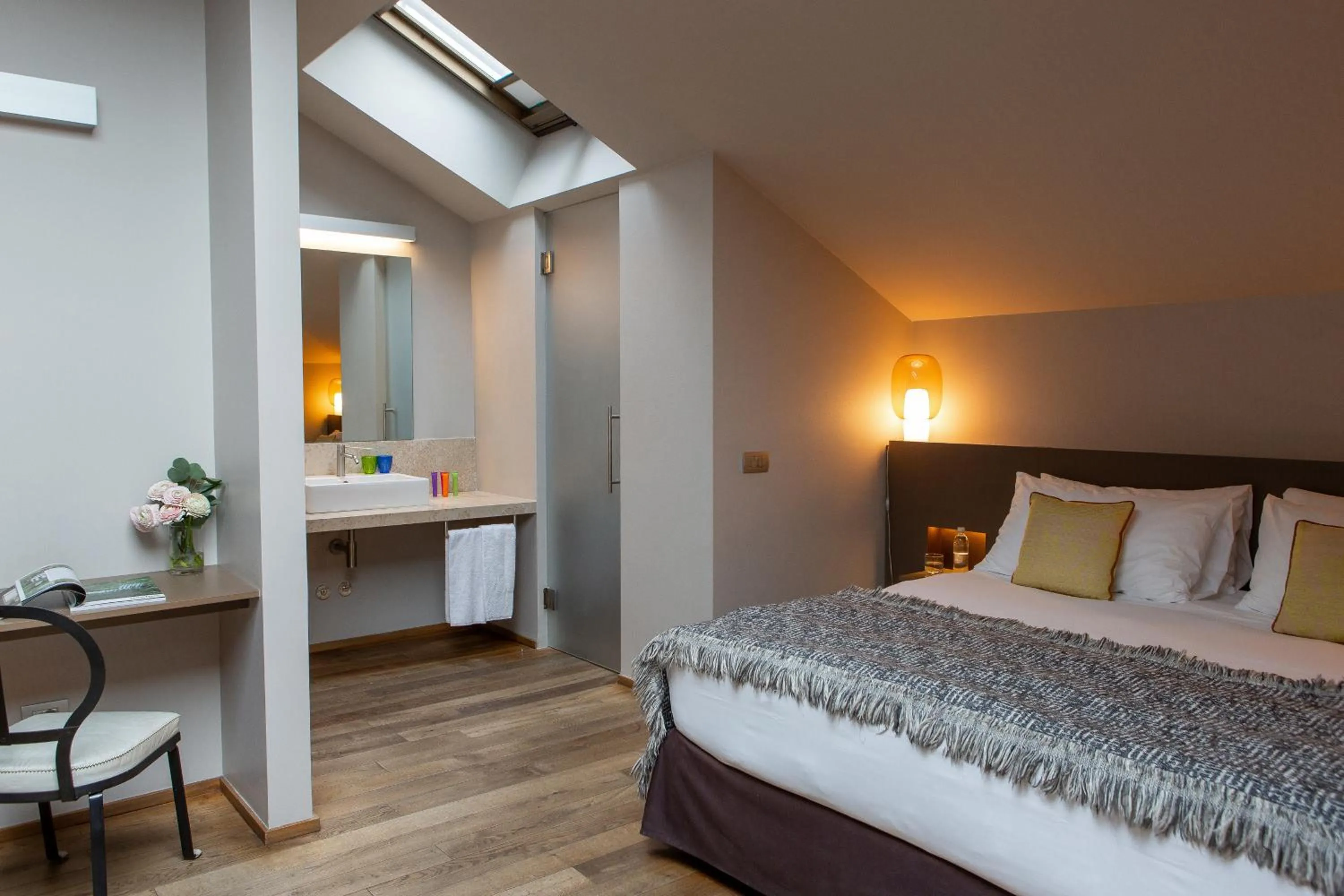 Bed in Posta Design Hotel