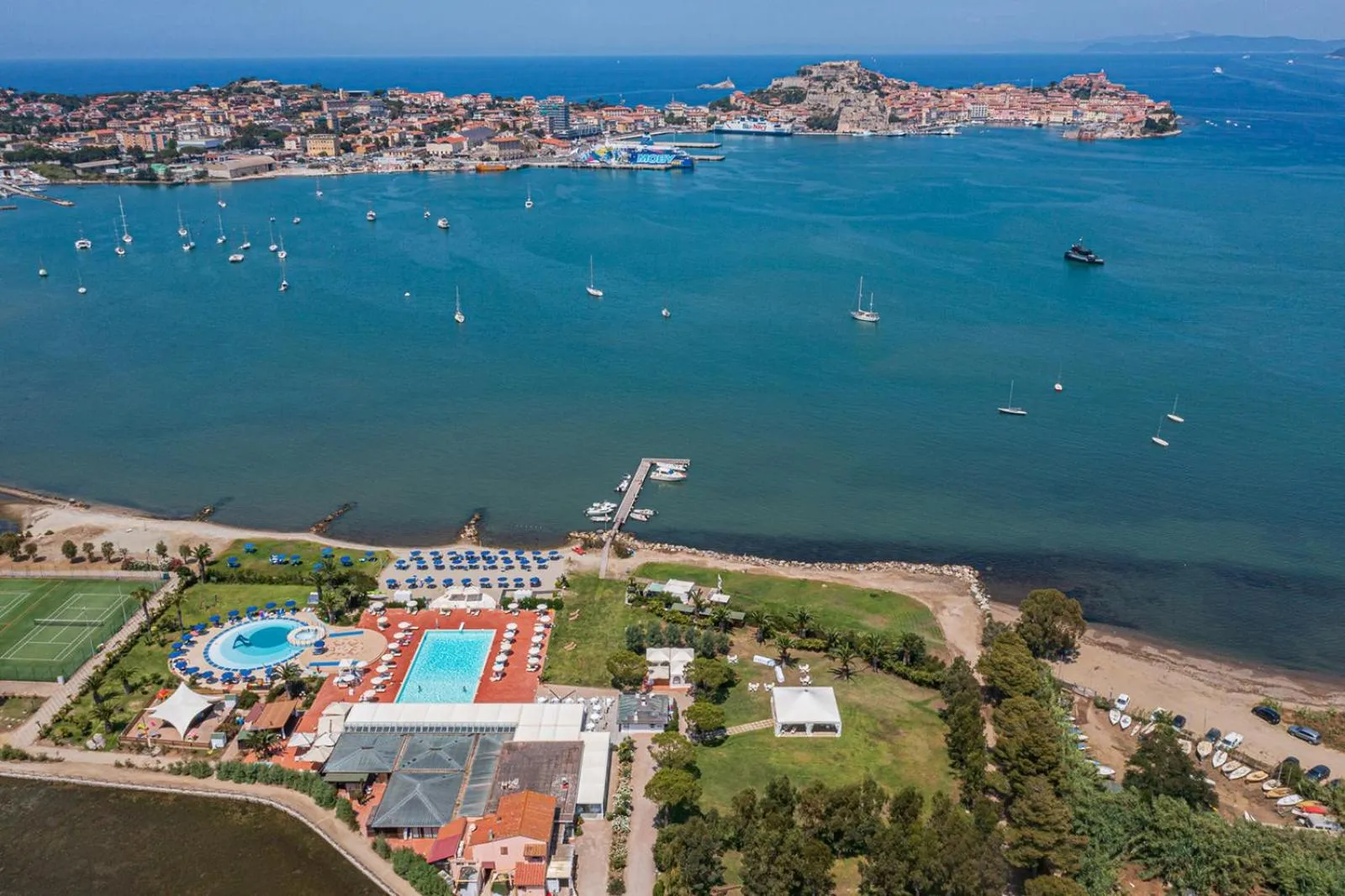 Bird's eye view in Hotel Airone isola d'Elba