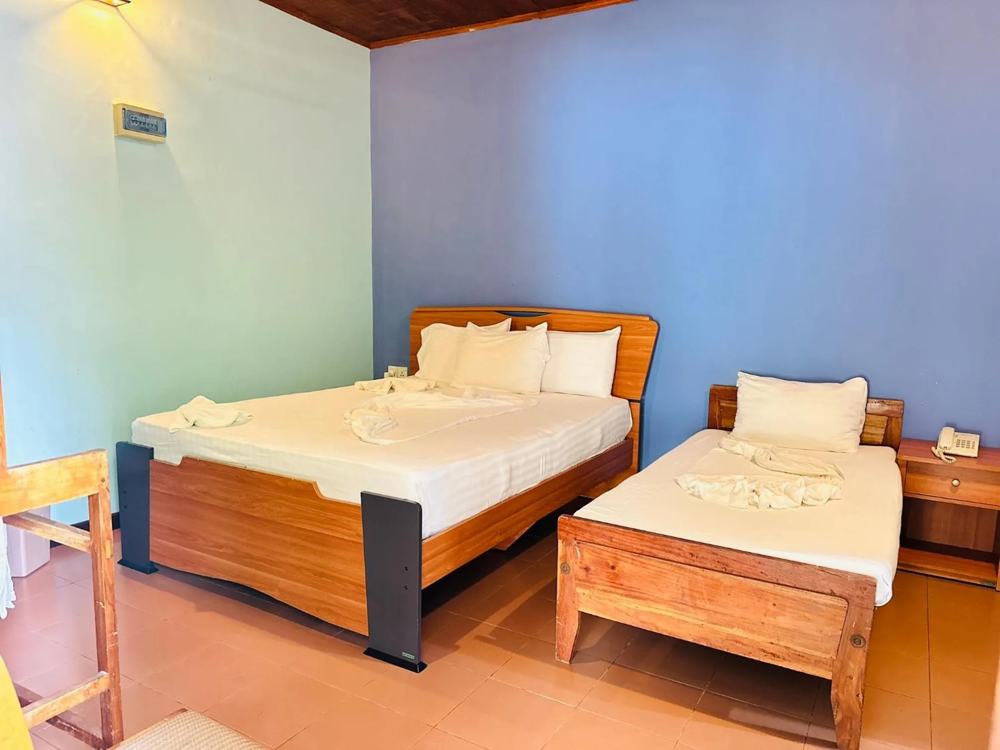 Bed in Gamodh Citadel Resort