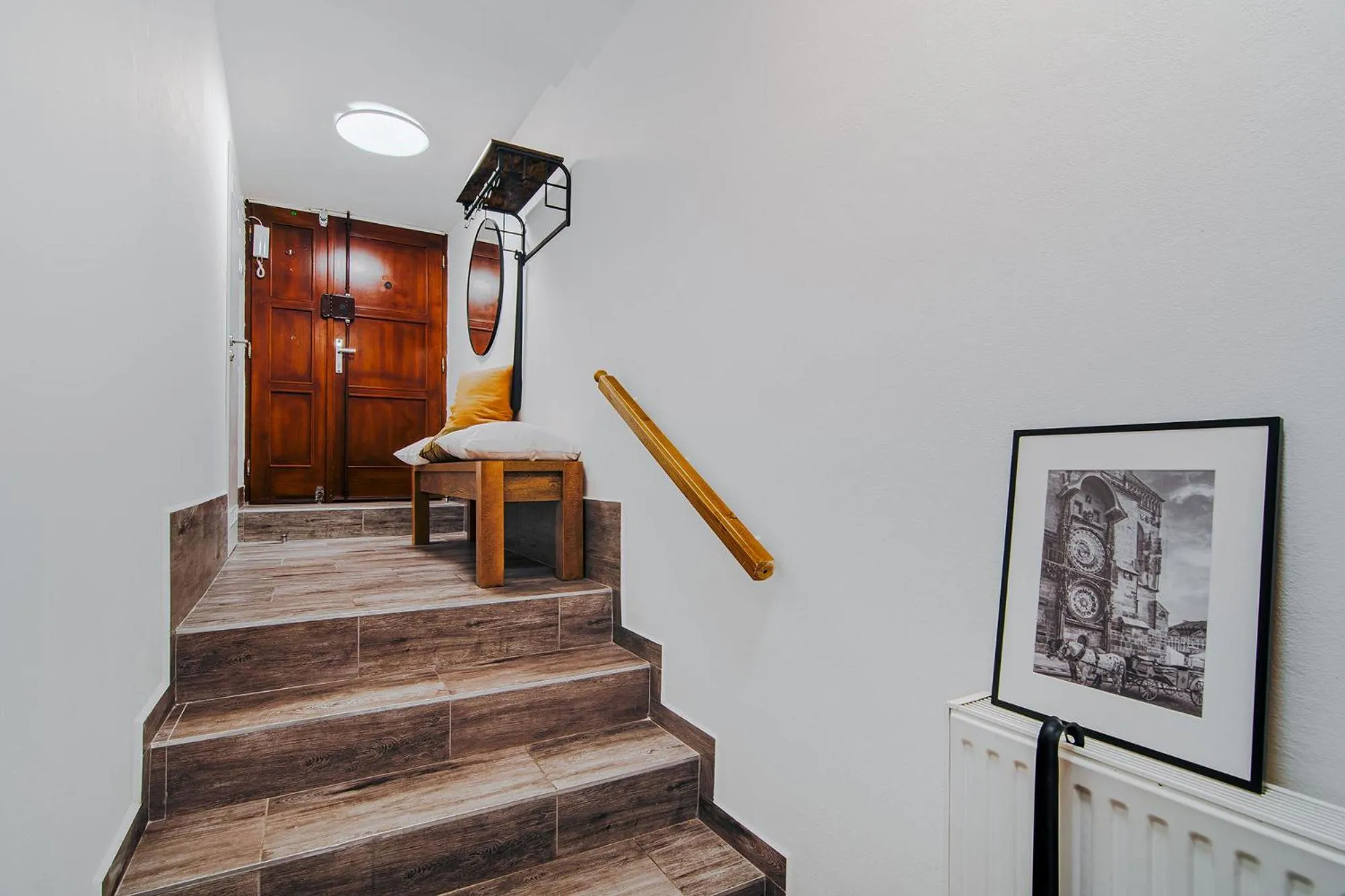 Facade/entrance in Florenc Apartments Prague 1 by Michal&Friends