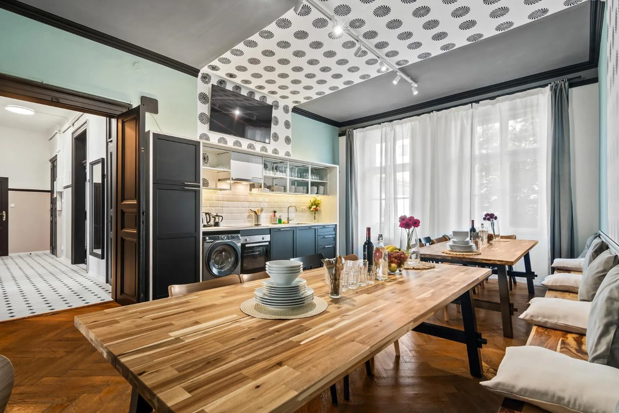 Kitchen or kitchenette in Florenc Apartments Prague 1 by Michal&Friends
