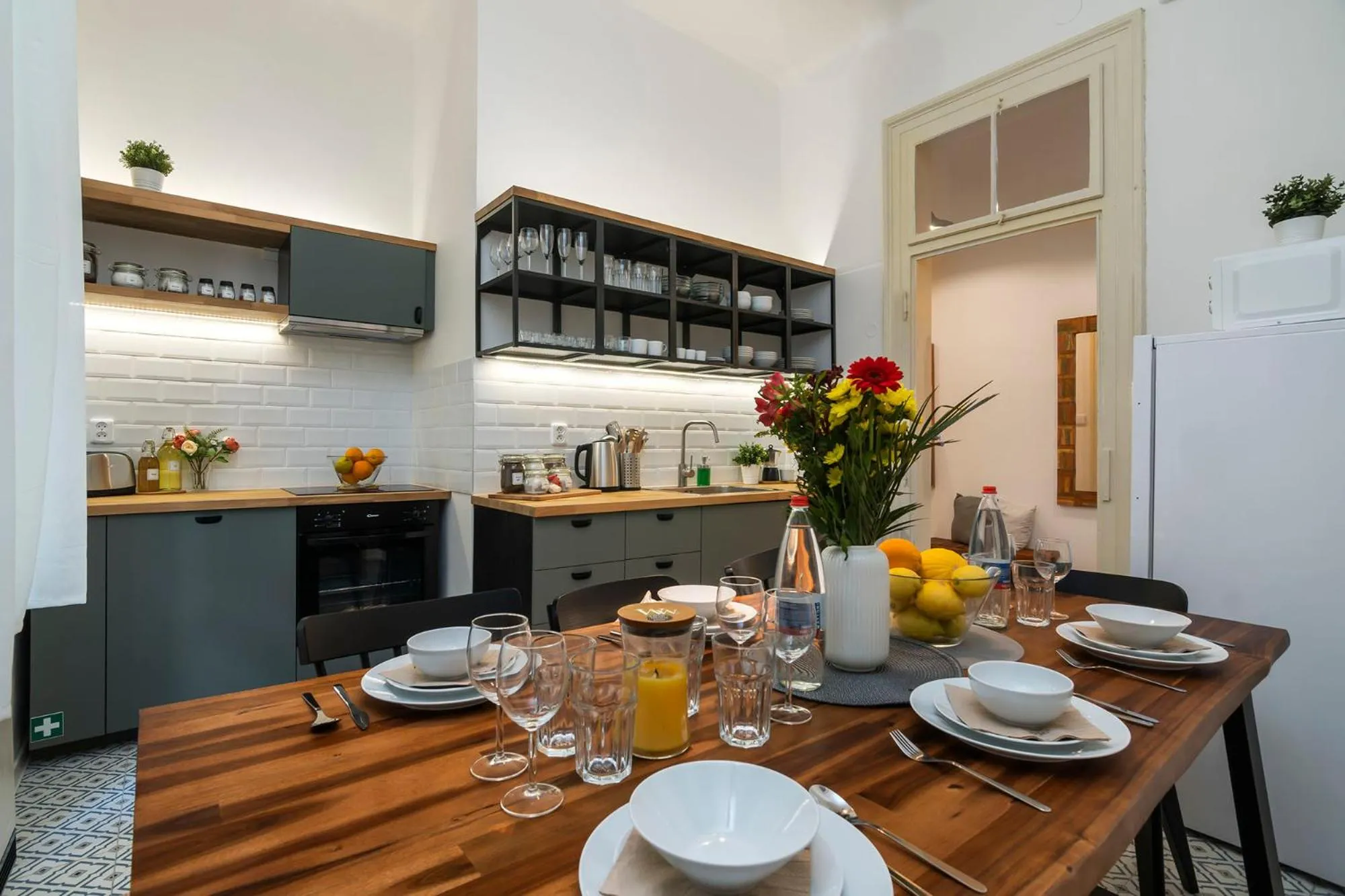 Kitchen or kitchenette in Florenc Apartments Prague 1 by Michal&Friends