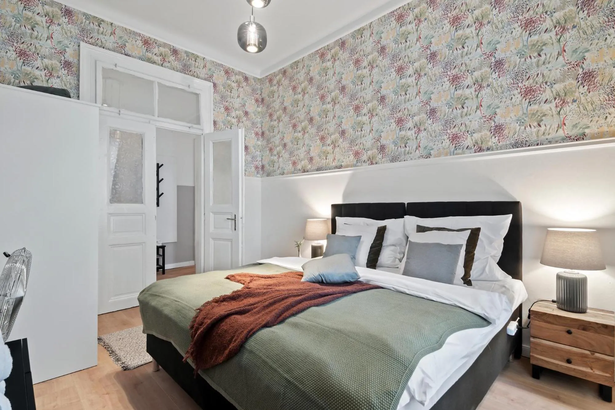 Bedroom, Bed in Florenc Apartments Prague 1 by Michal&Friends