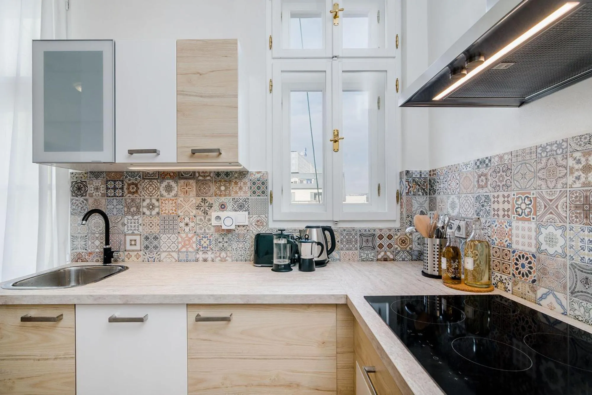 Coffee/tea facilities in Florenc Apartments Prague 1 by Michal&Friends