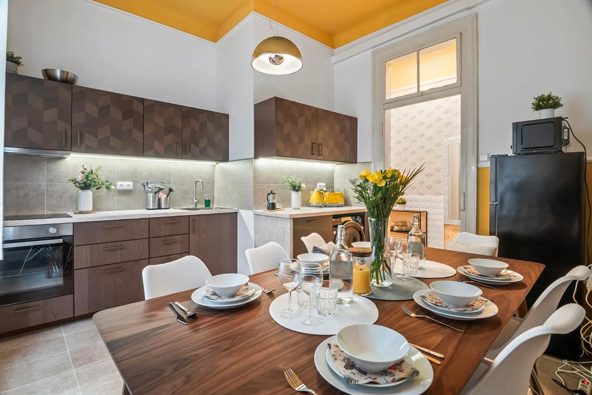Kitchen or kitchenette in Florenc Apartments Prague 1 by Michal&Friends