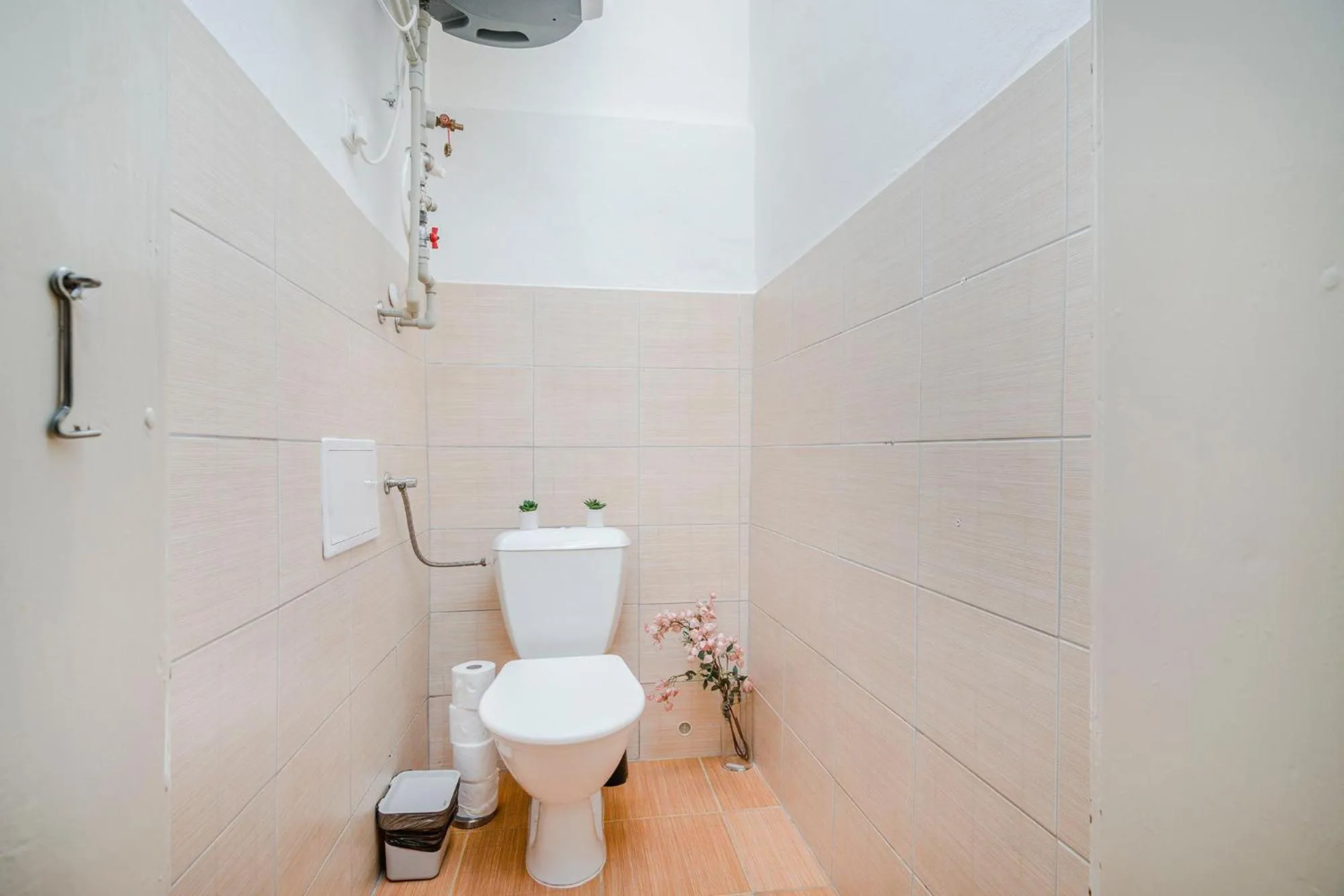 Toilet in Florenc Apartments Prague 1 by Michal&Friends