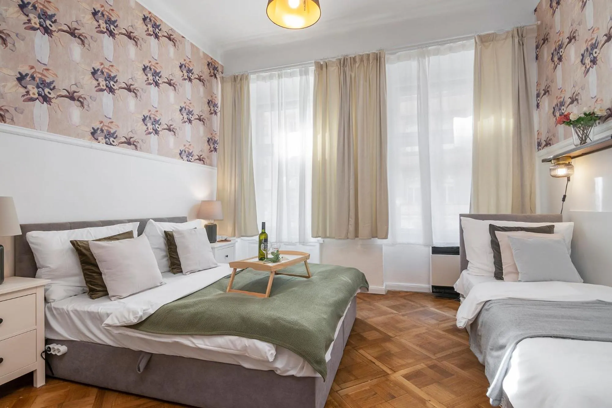 Bedroom, Bed in Florenc Apartments Prague 1 by Michal&Friends