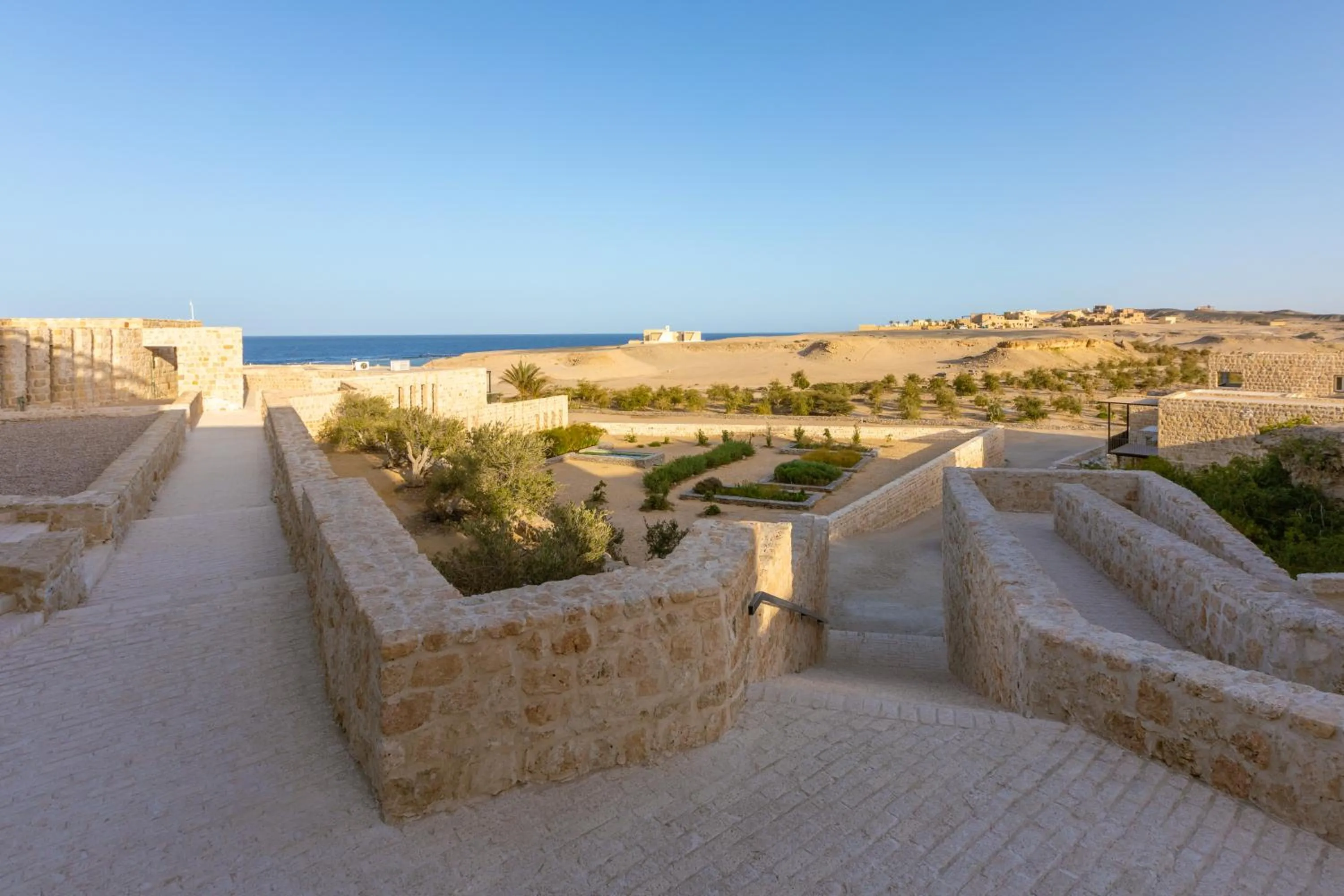 Natural landscape in Wadi Sabarah Lodge