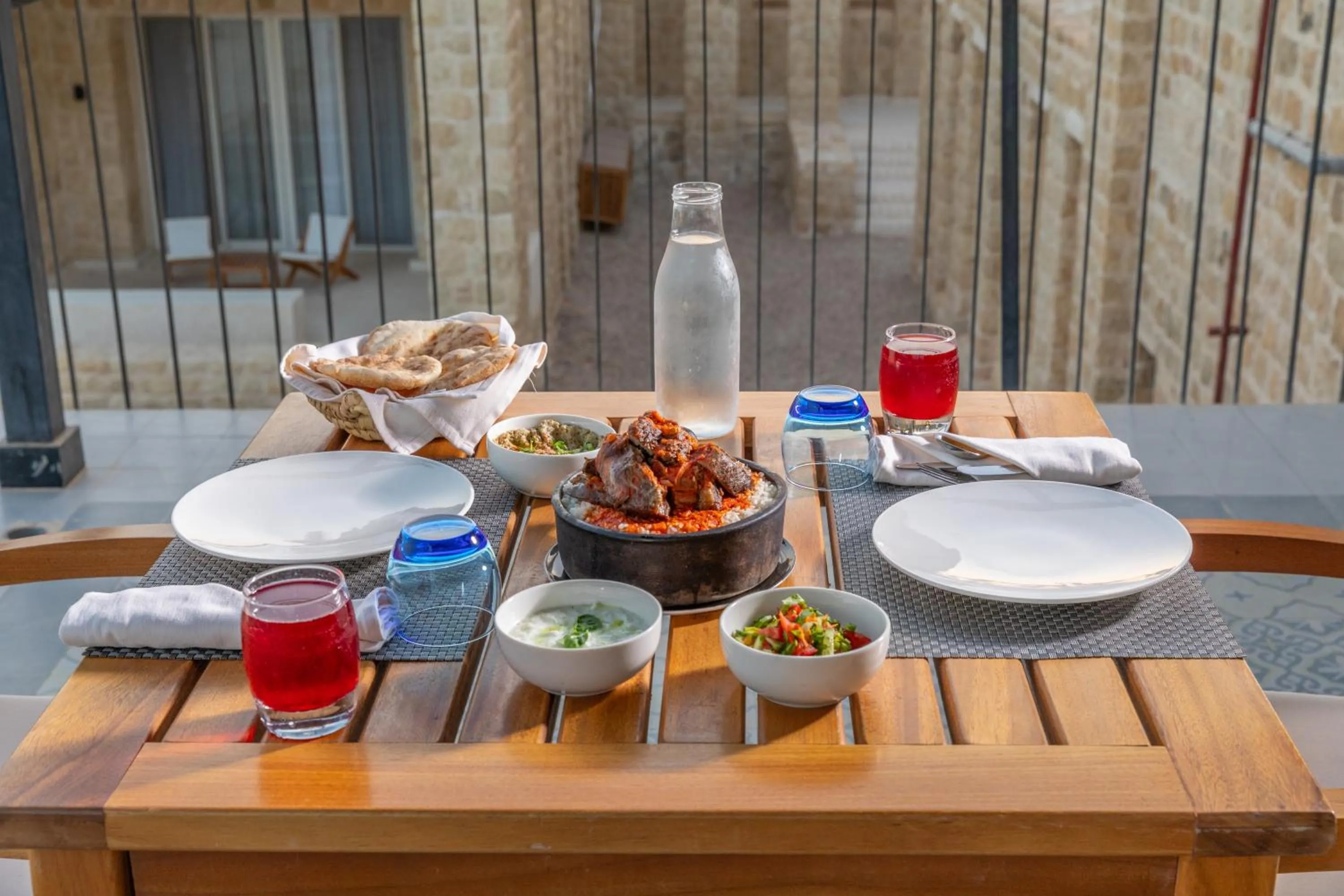 Food in Wadi Sabarah Lodge
