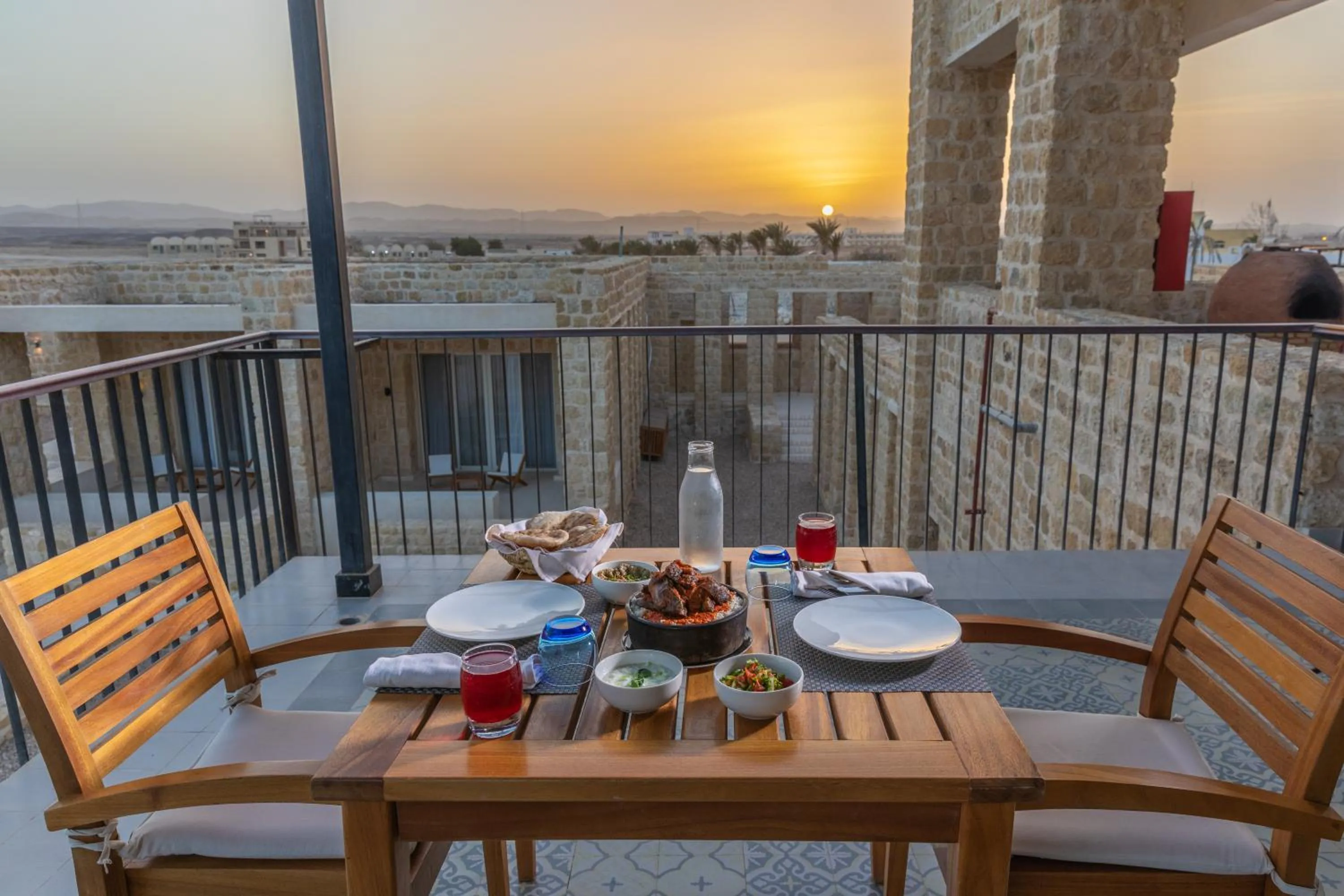 Food in Wadi Sabarah Lodge