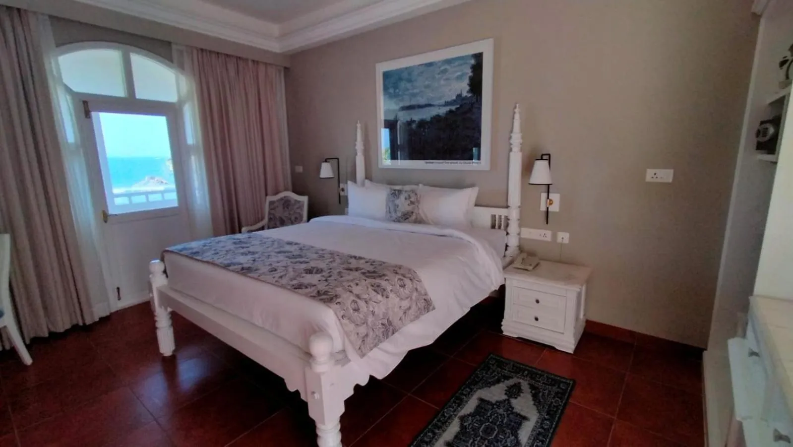 Bed in Villa Cavi