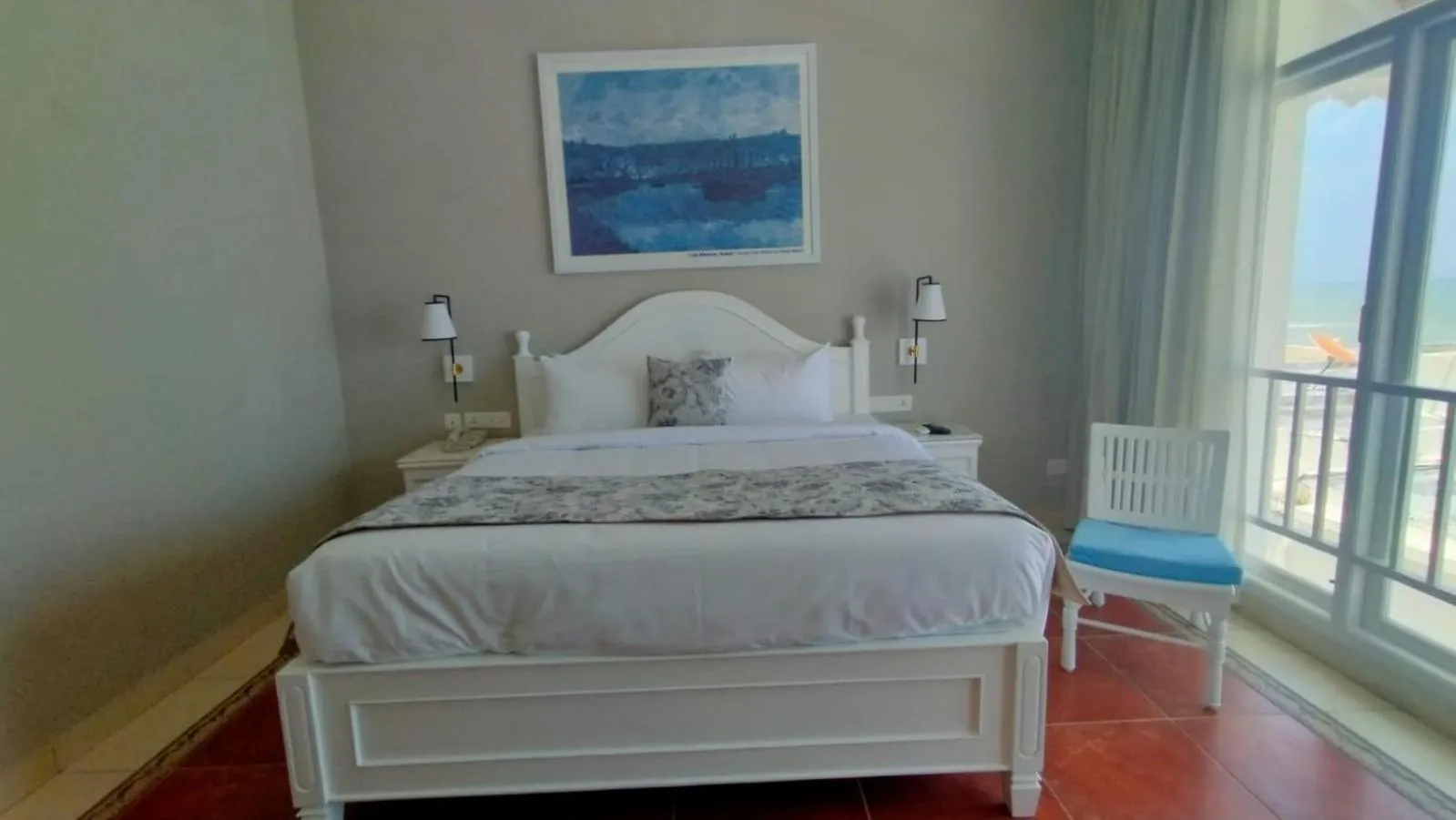 Bed in Villa Cavi