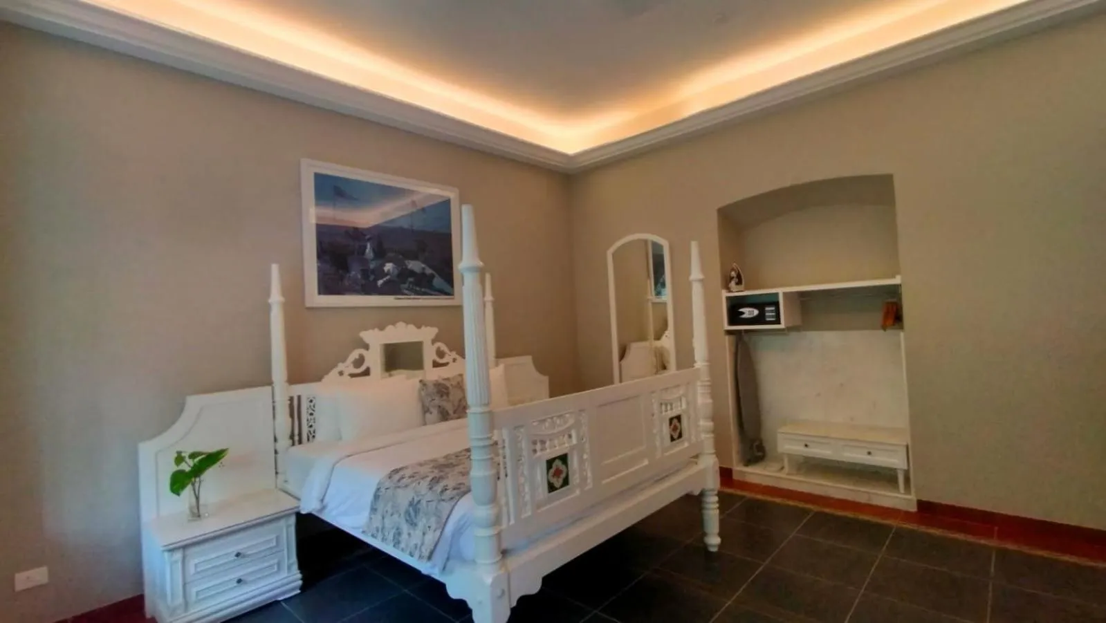 Bed in Villa Cavi