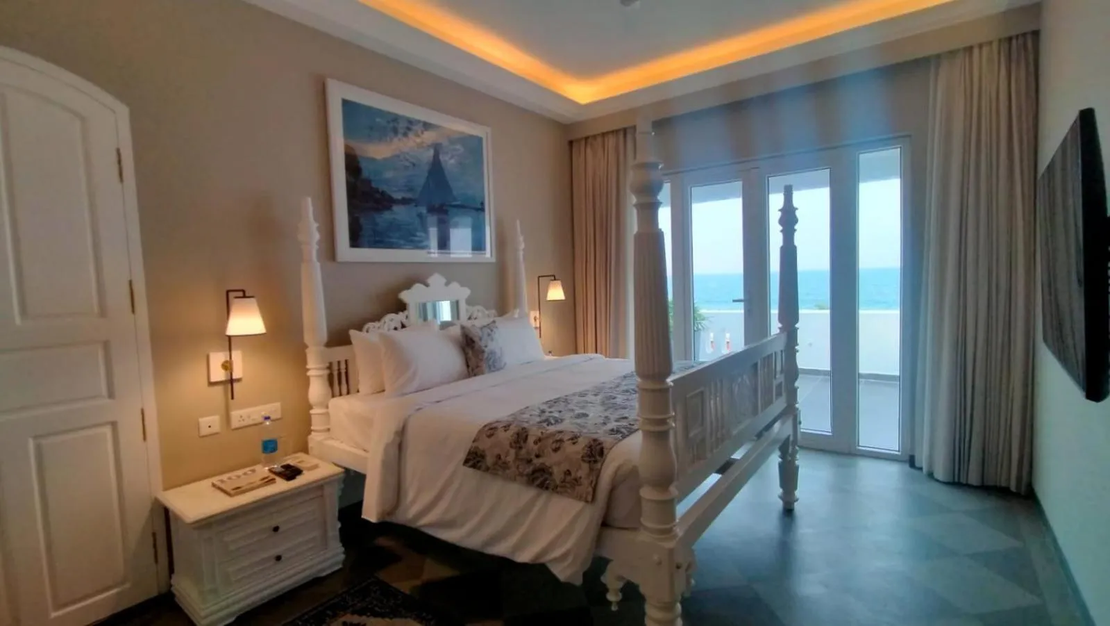 Bed in Villa Cavi