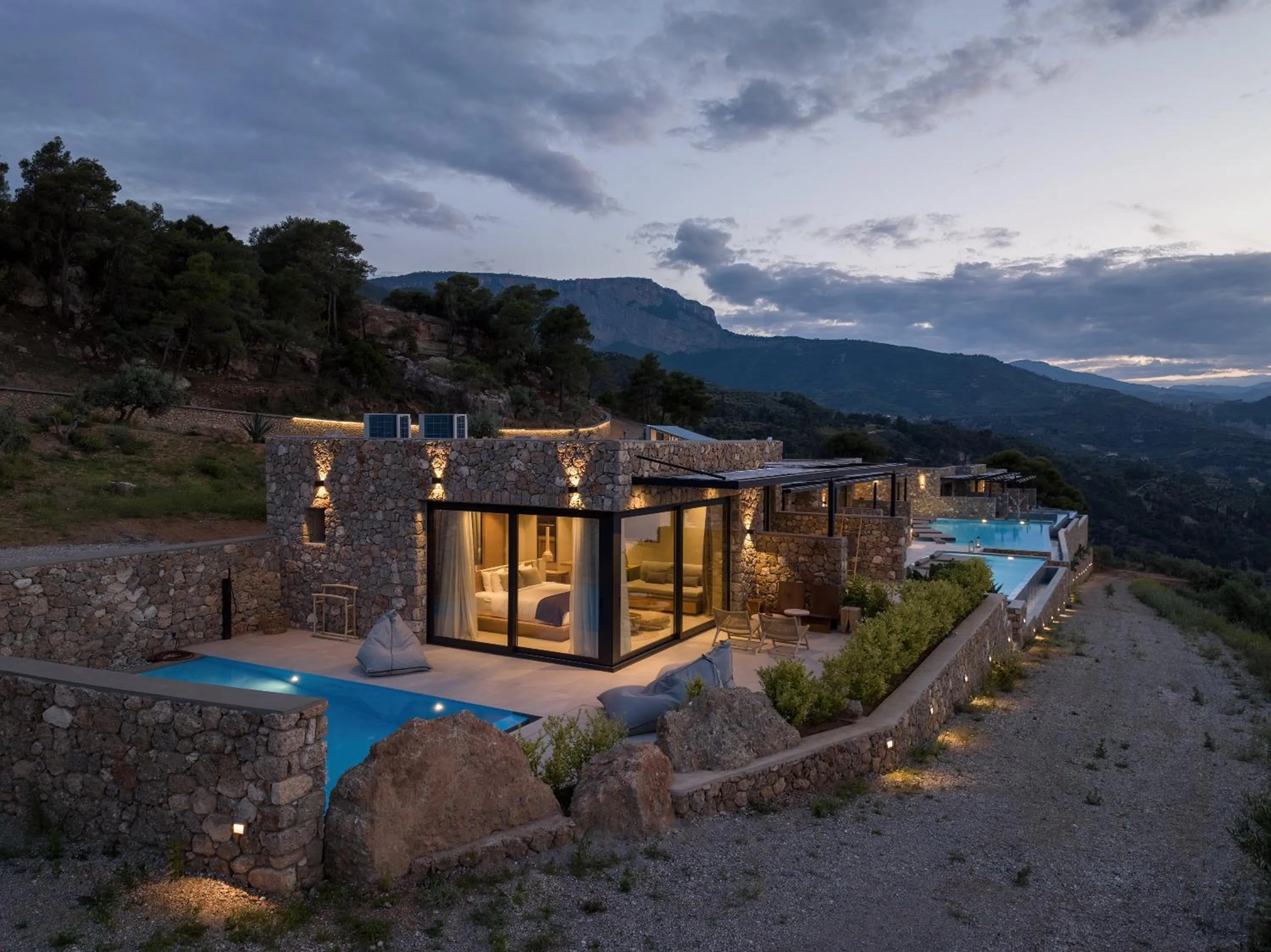 Pool view in ​Le Grand Bleu Resort