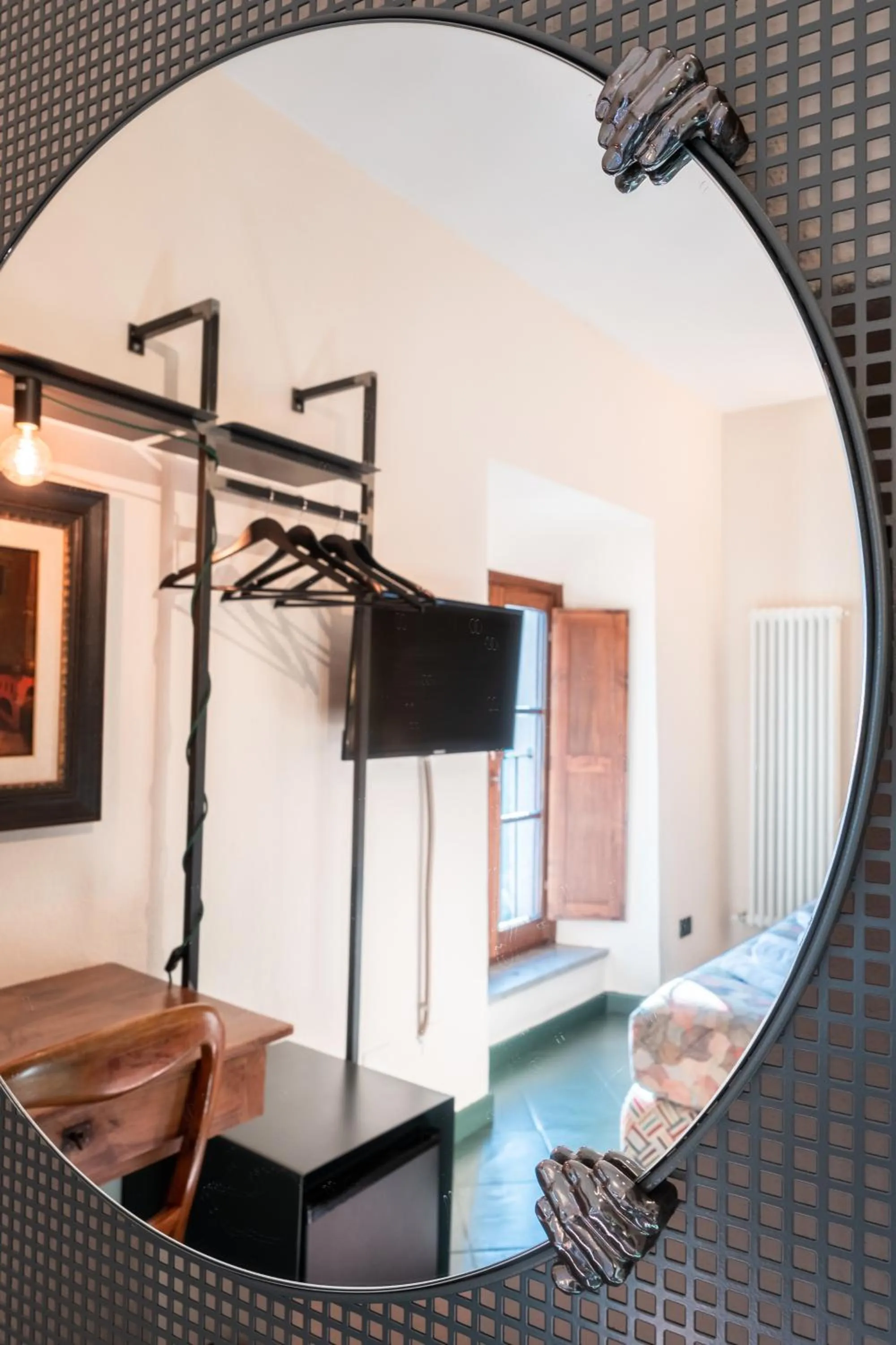 View (from property/room), Bed in Hotel Della Fortezza