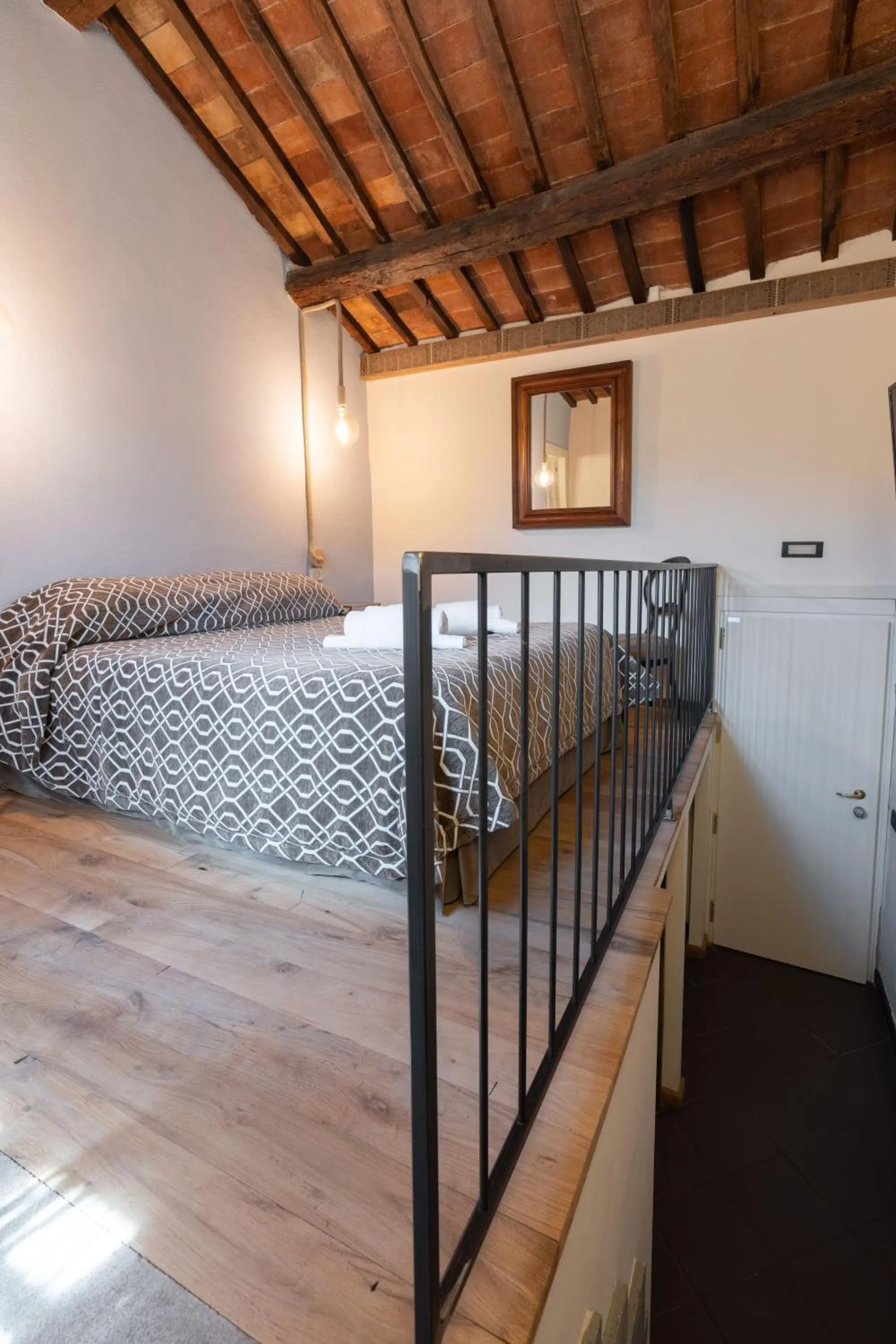 Bed in Hotel Della Fortezza