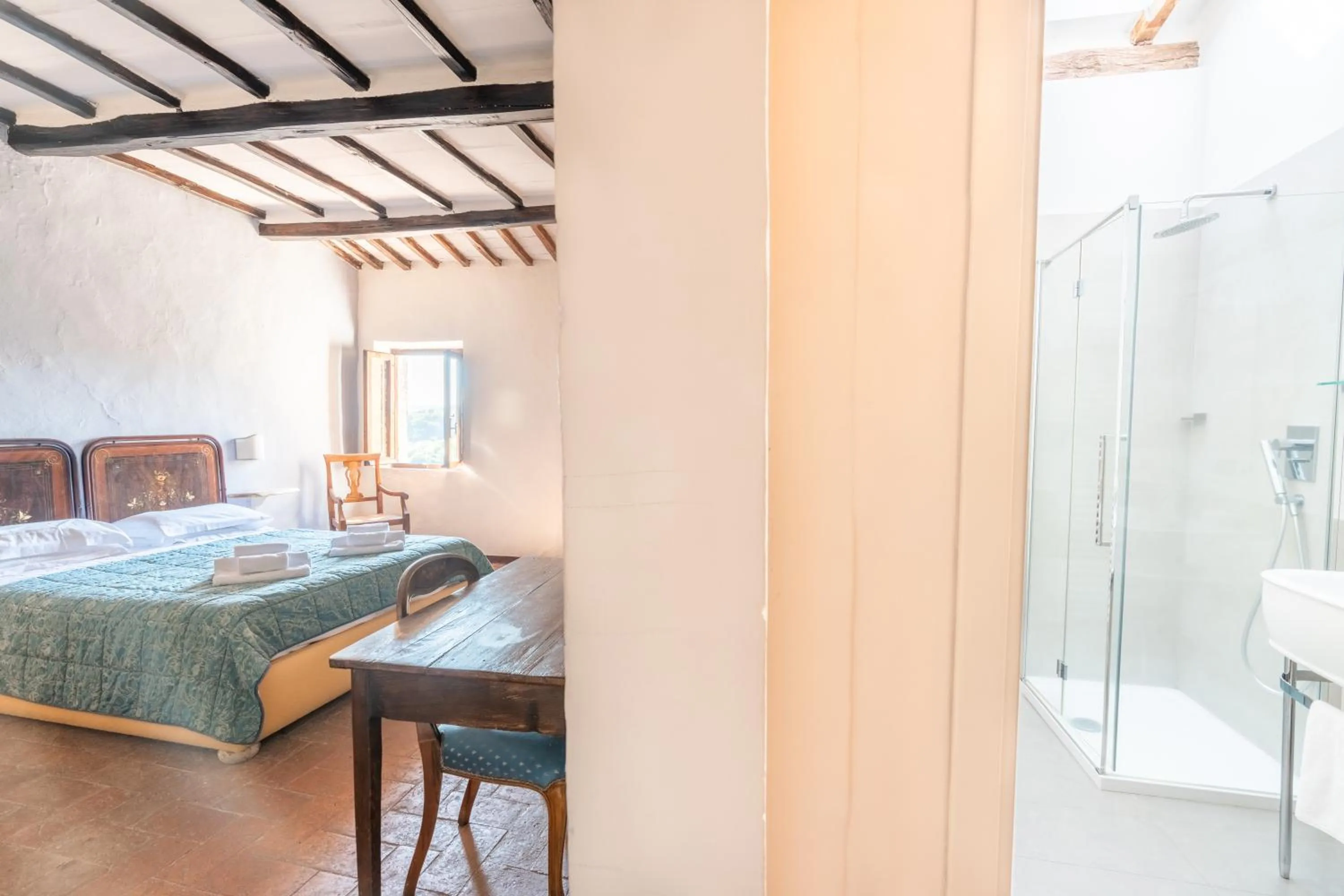 Bed in Hotel Della Fortezza