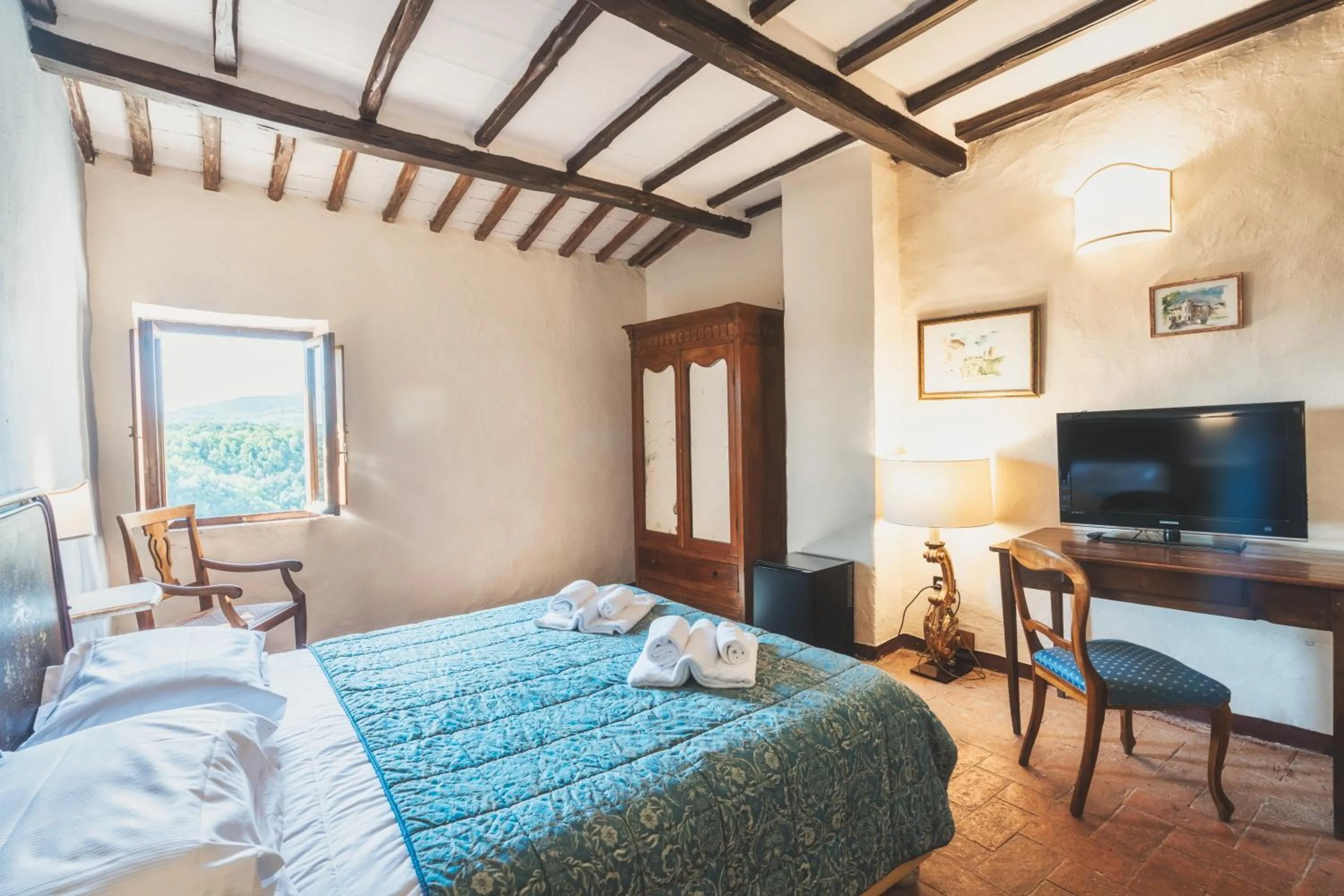 Bed in Hotel Della Fortezza