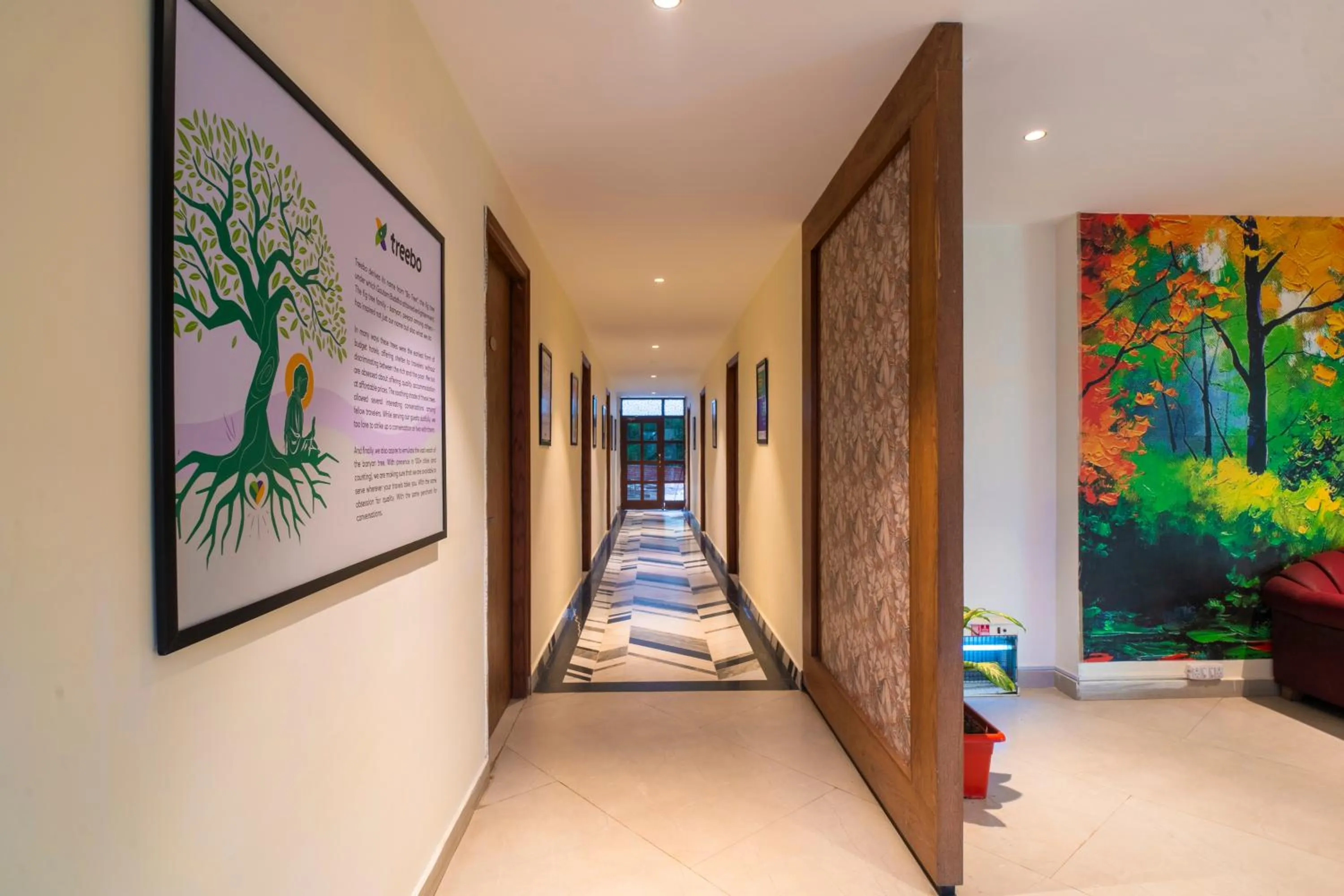 Lobby or reception, Bed in Treebo The Mountain Deer Valley Near PGI