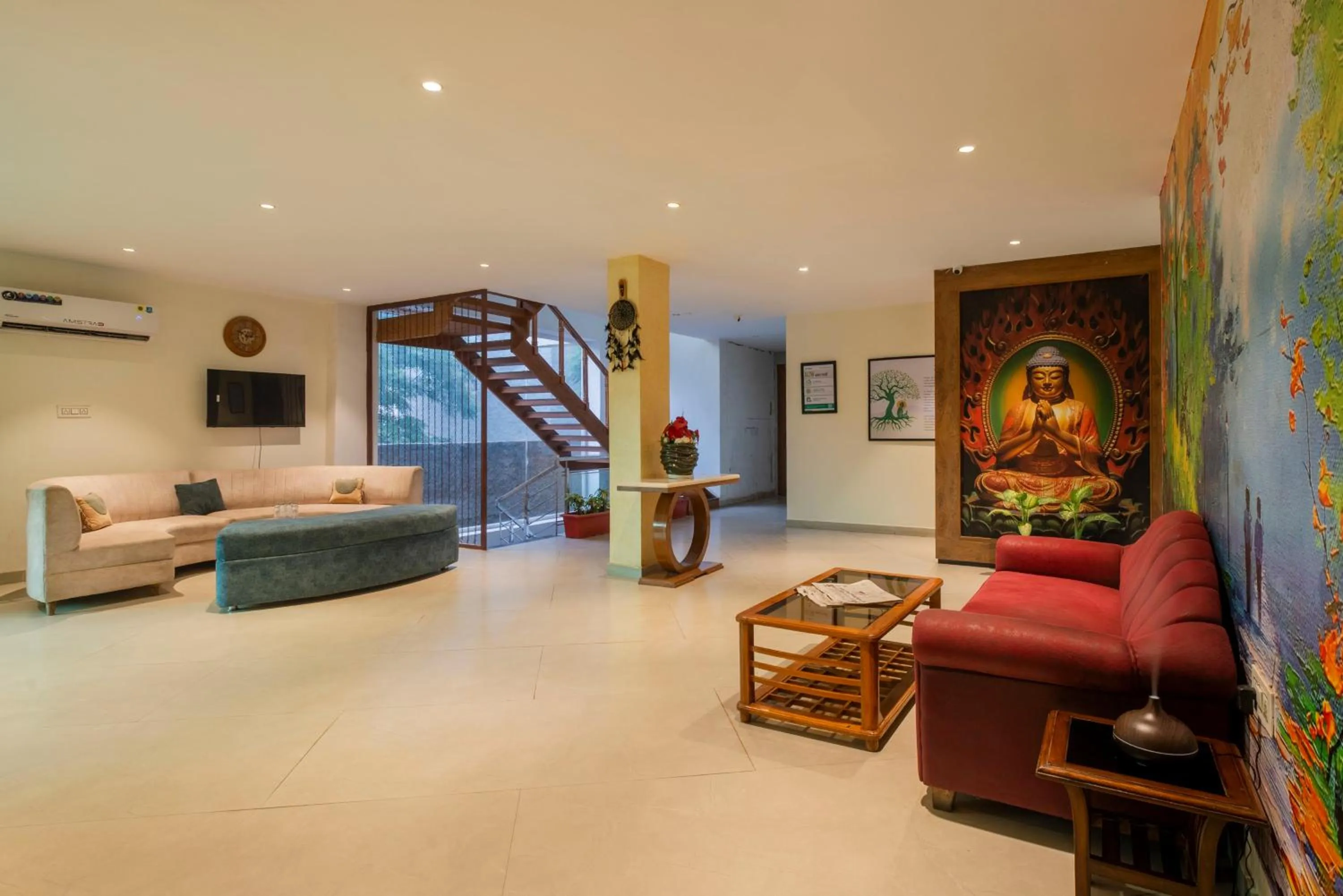 Seating area in Treebo The Mountain Deer Valley Near PGI