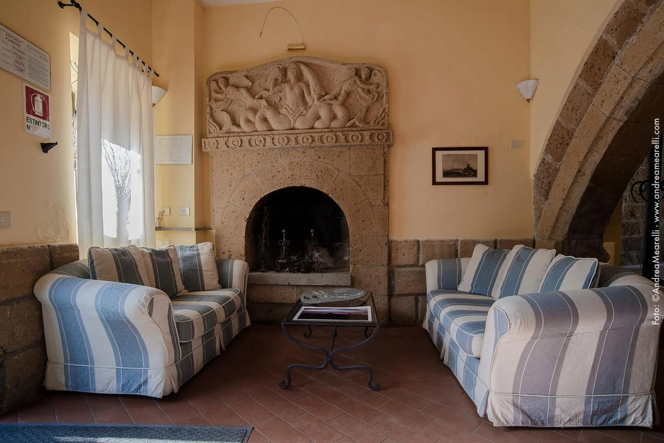 Living room in Hotel Scilla