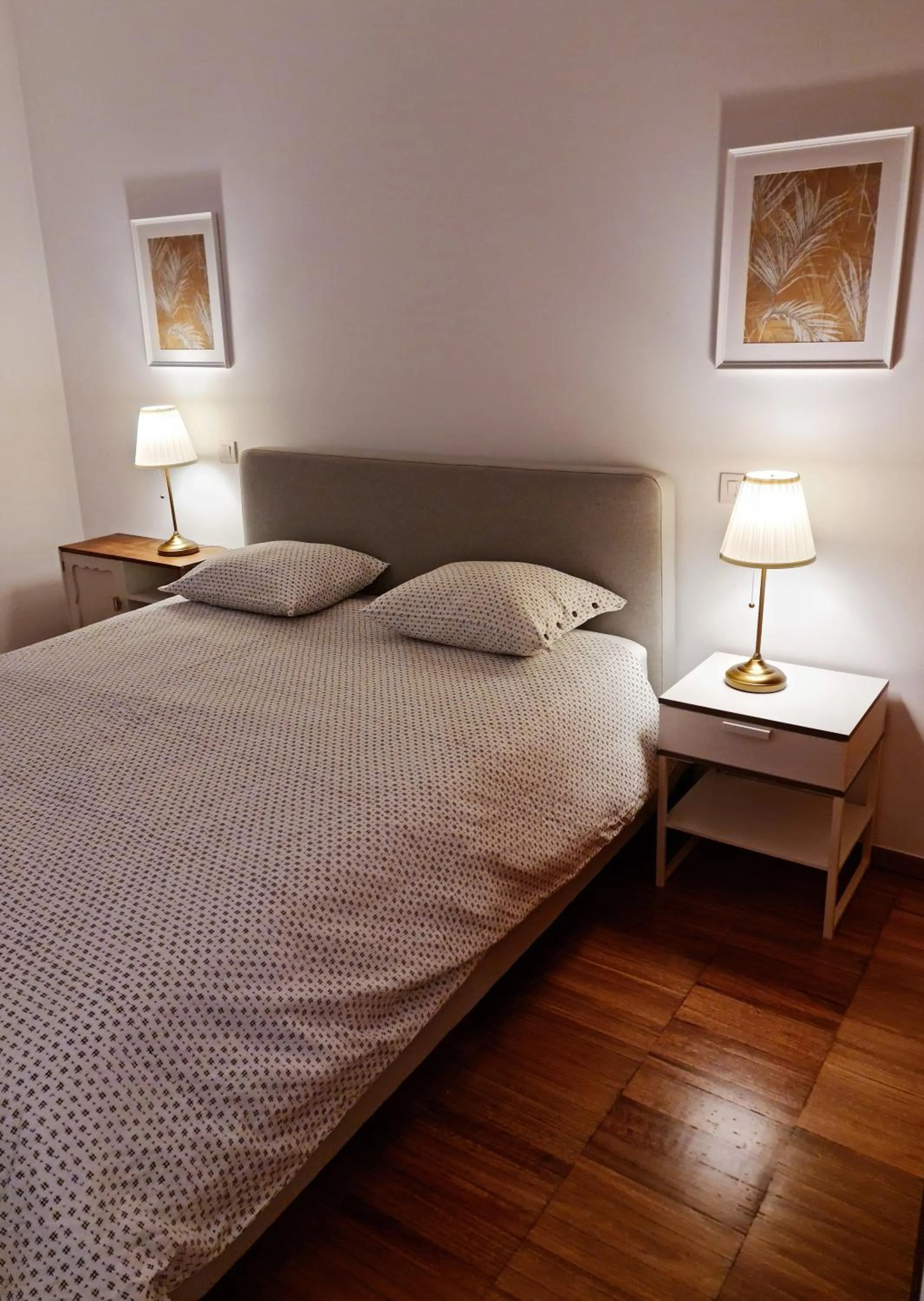 Bedroom, Bed in Lagos Factory Yellow by Marina with AC