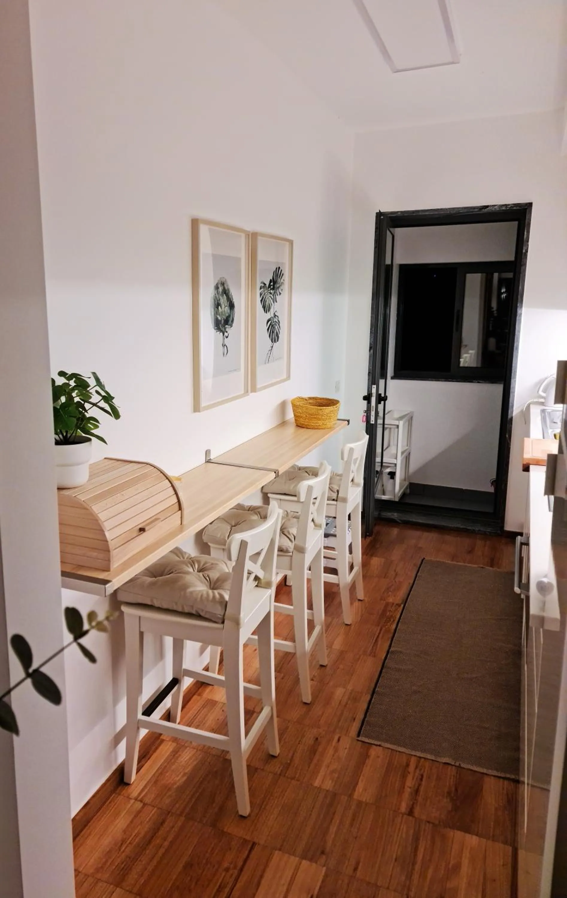 Kitchen or kitchenette in Lagos Factory Yellow by Marina with AC
