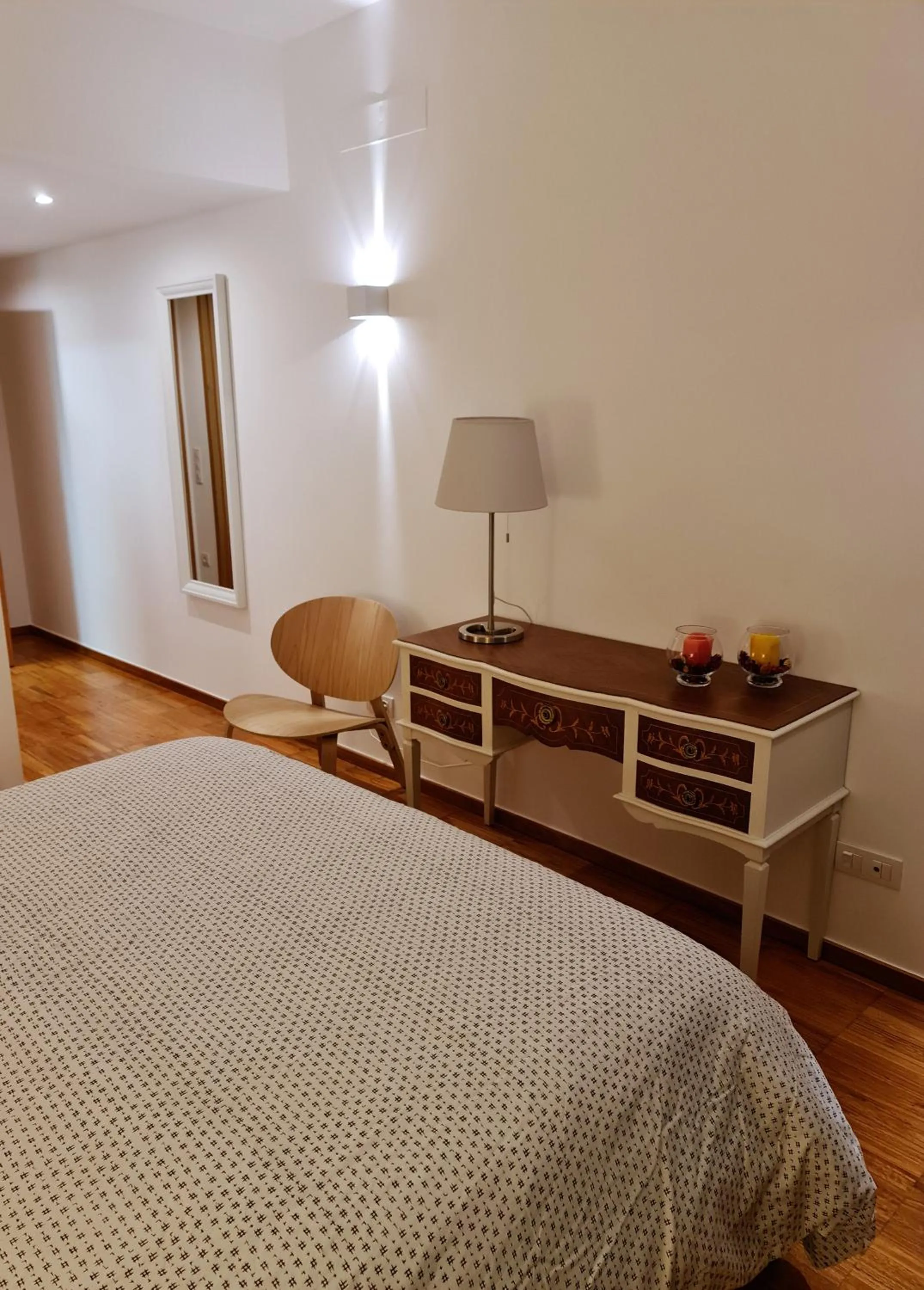 Bedroom, Bed in Lagos Factory Yellow by Marina with AC