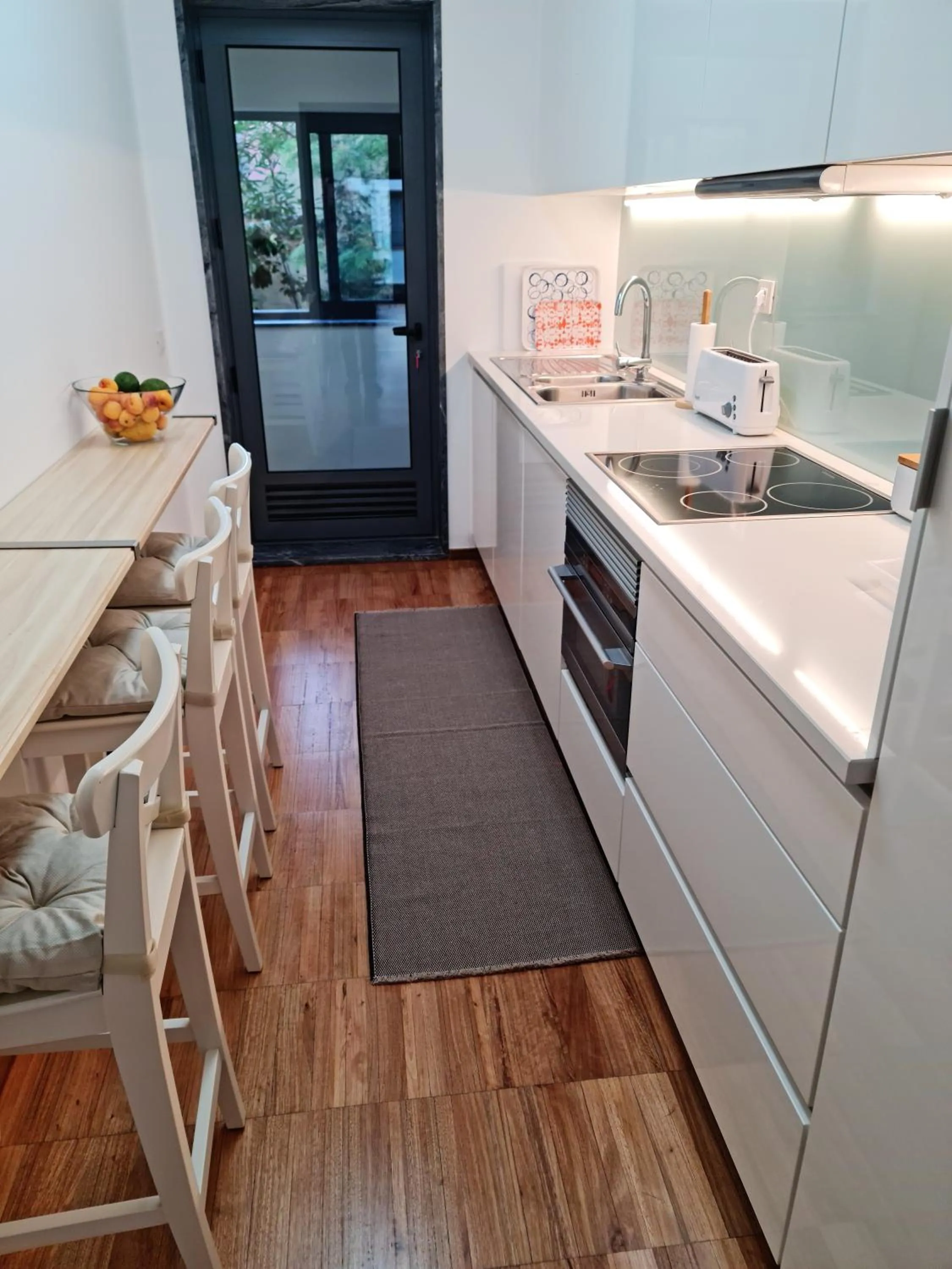 Kitchen or kitchenette in Lagos Factory Yellow by Marina with AC