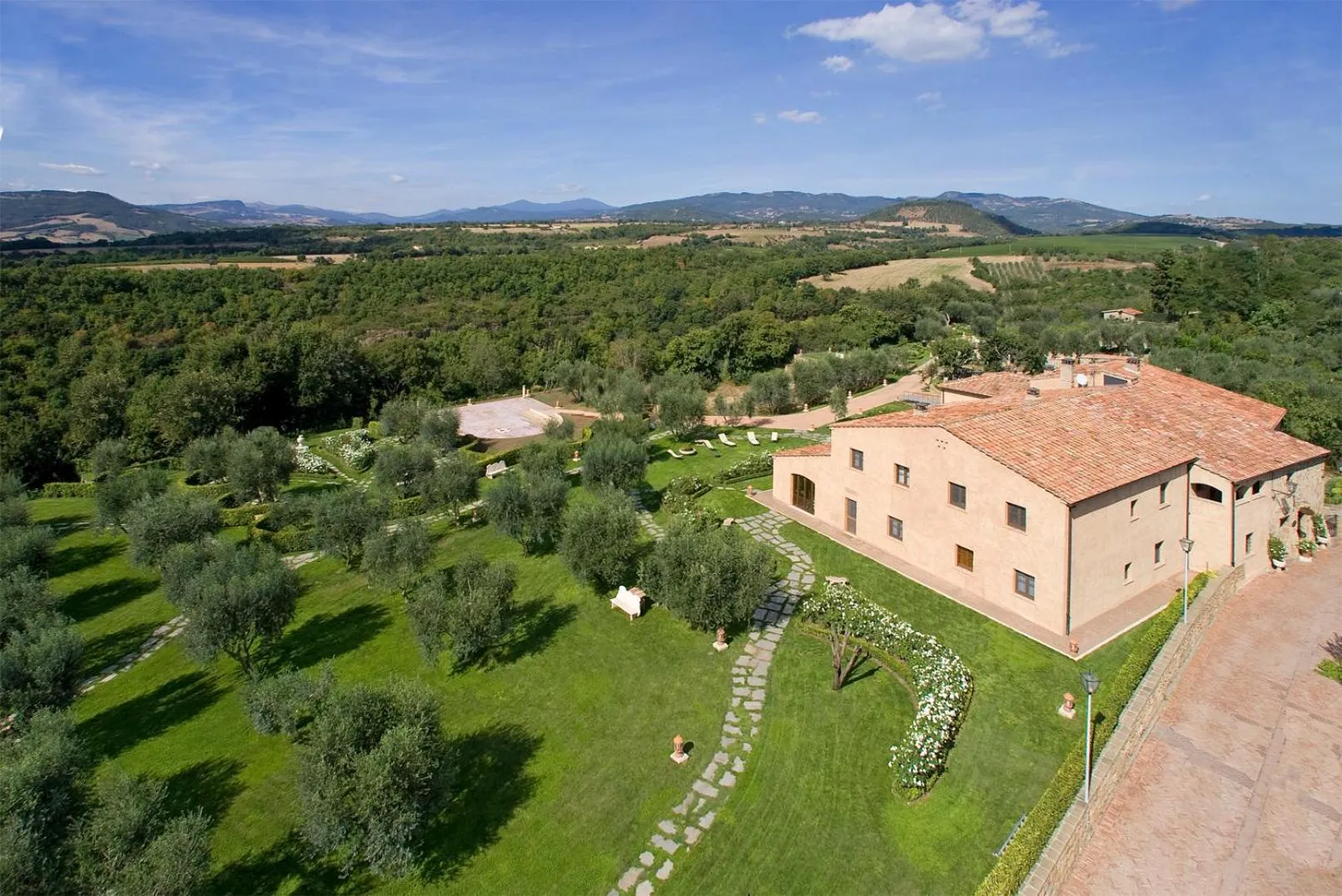 Bird's eye view in Sovana Hotel & Resort