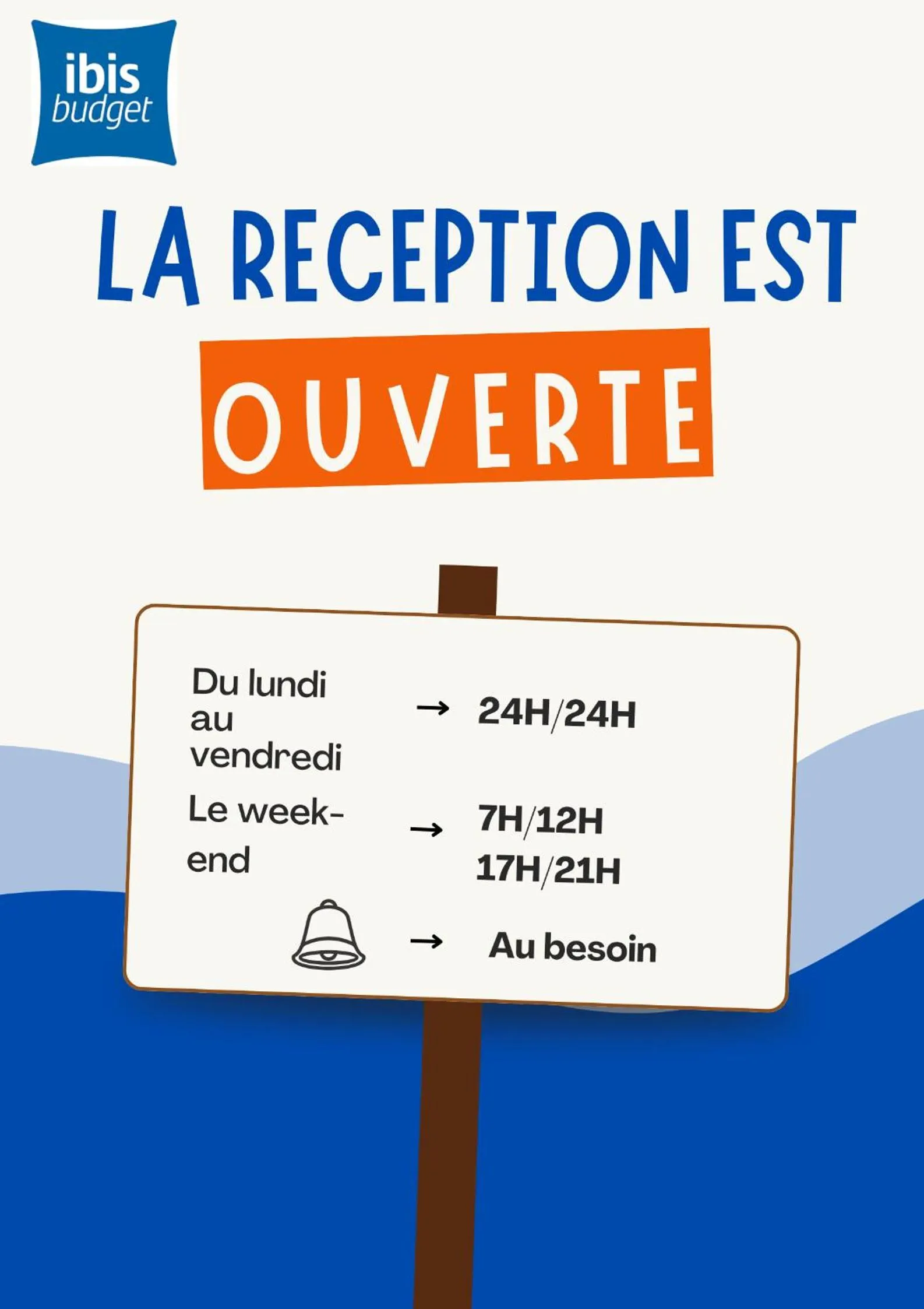 Lobby or reception in Ibis budget Brest Sud Plougastel - Hôtel rénové