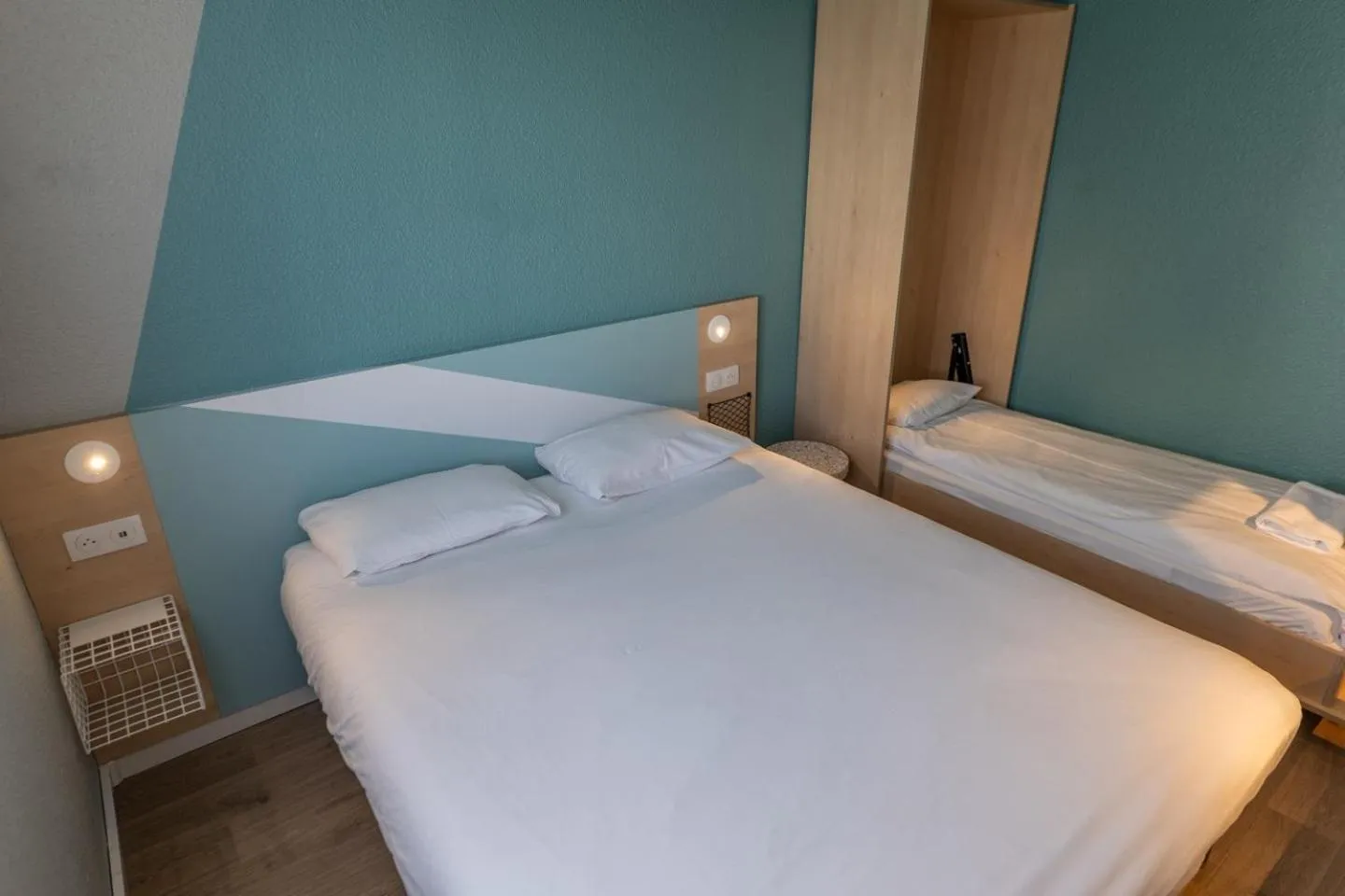Bed in Ibis budget Brest Sud Plougastel - Hôtel rénové