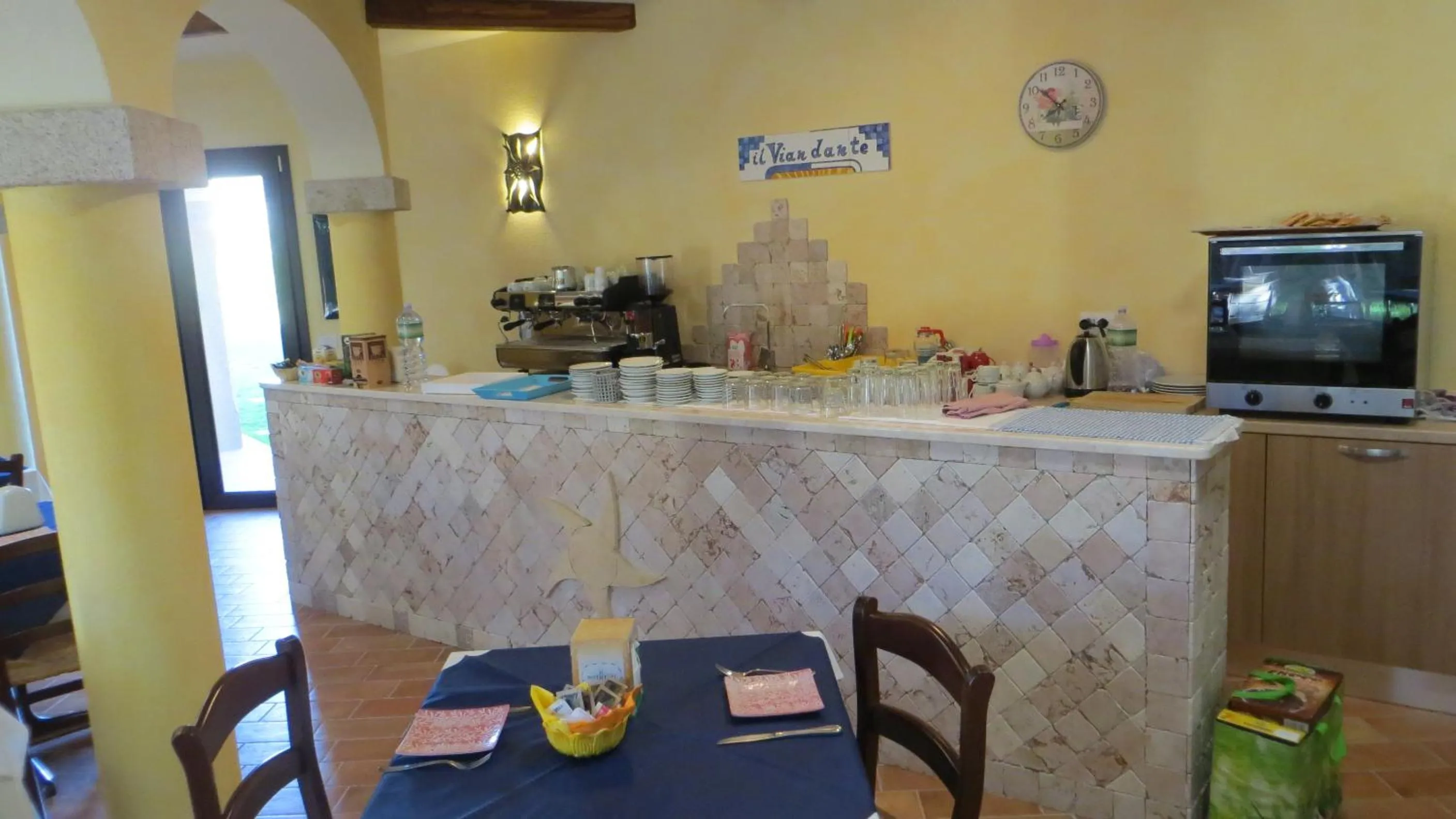 Food and drinks in Il Viandante