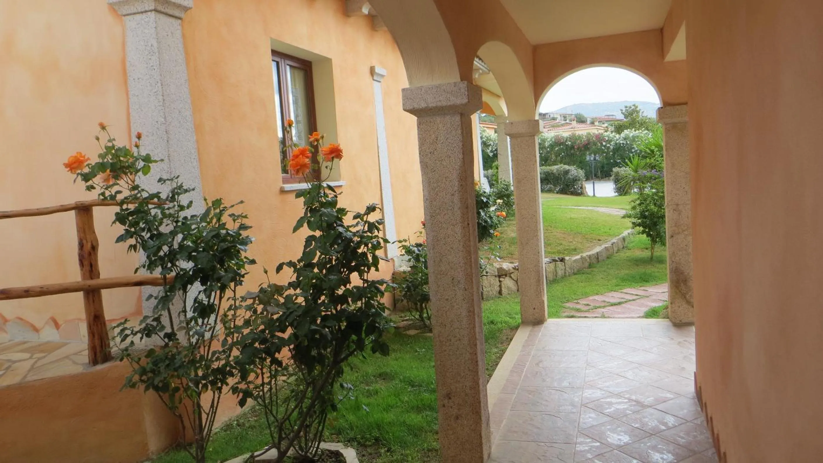 Garden view in Il Viandante