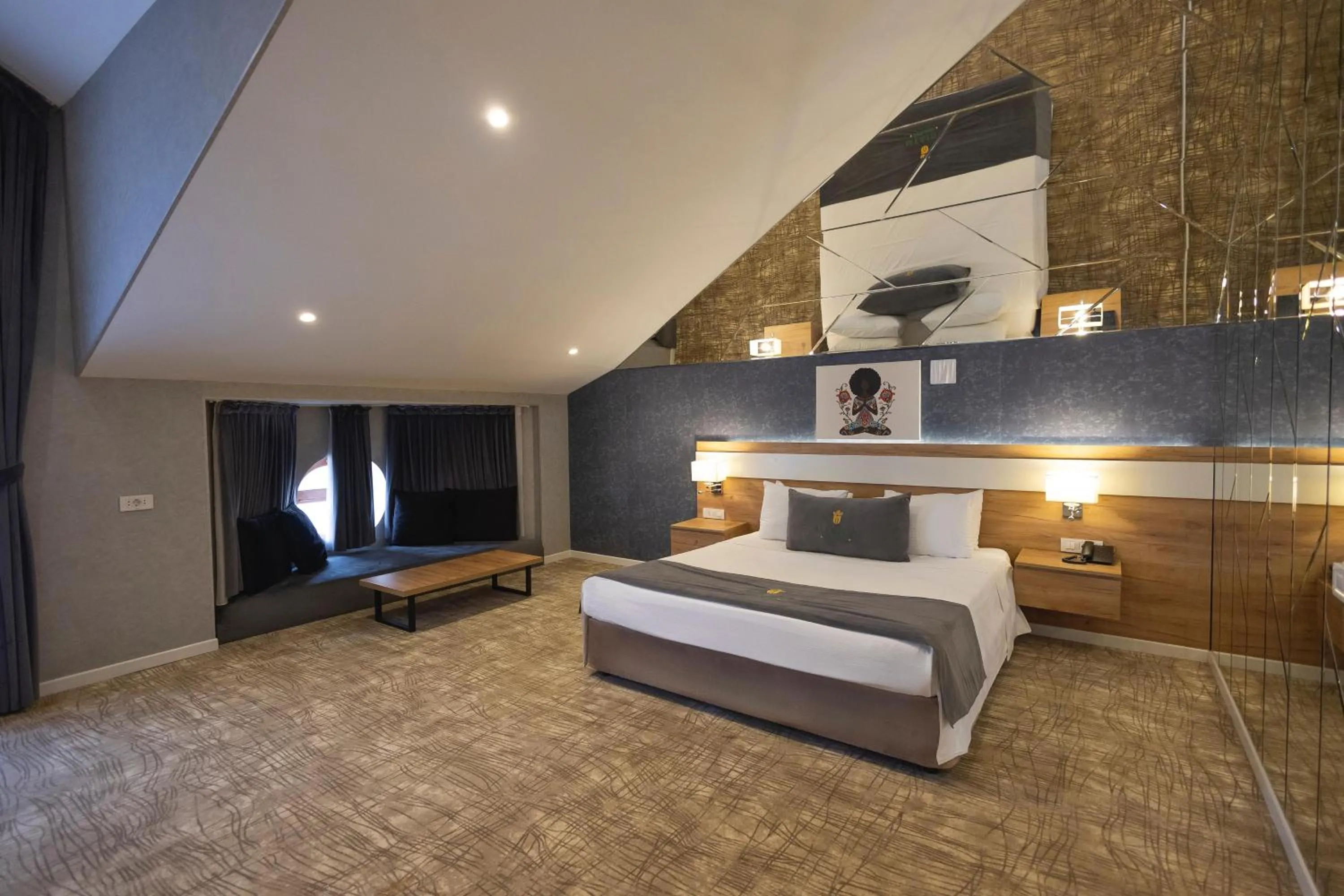 Photo of the whole room, Bed in Merida Hotel Baku