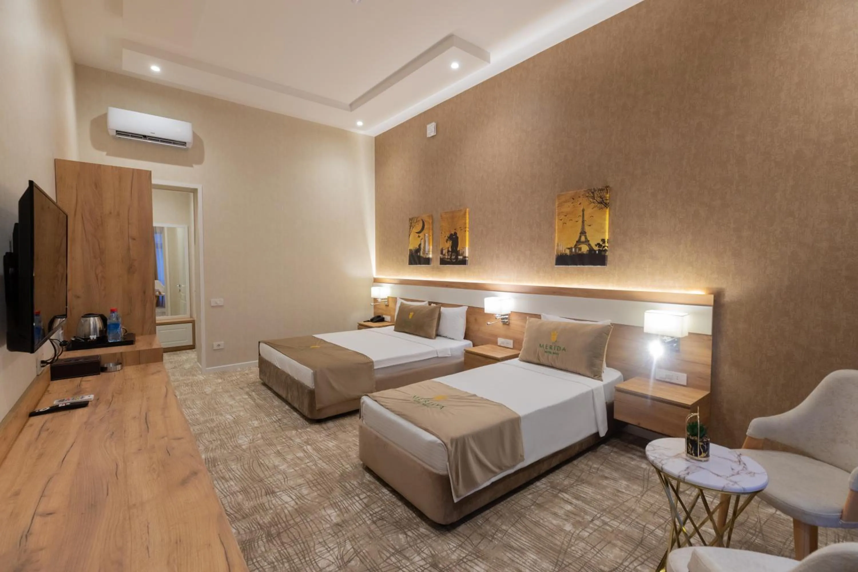 Photo of the whole room, Bed in Merida Hotel Baku