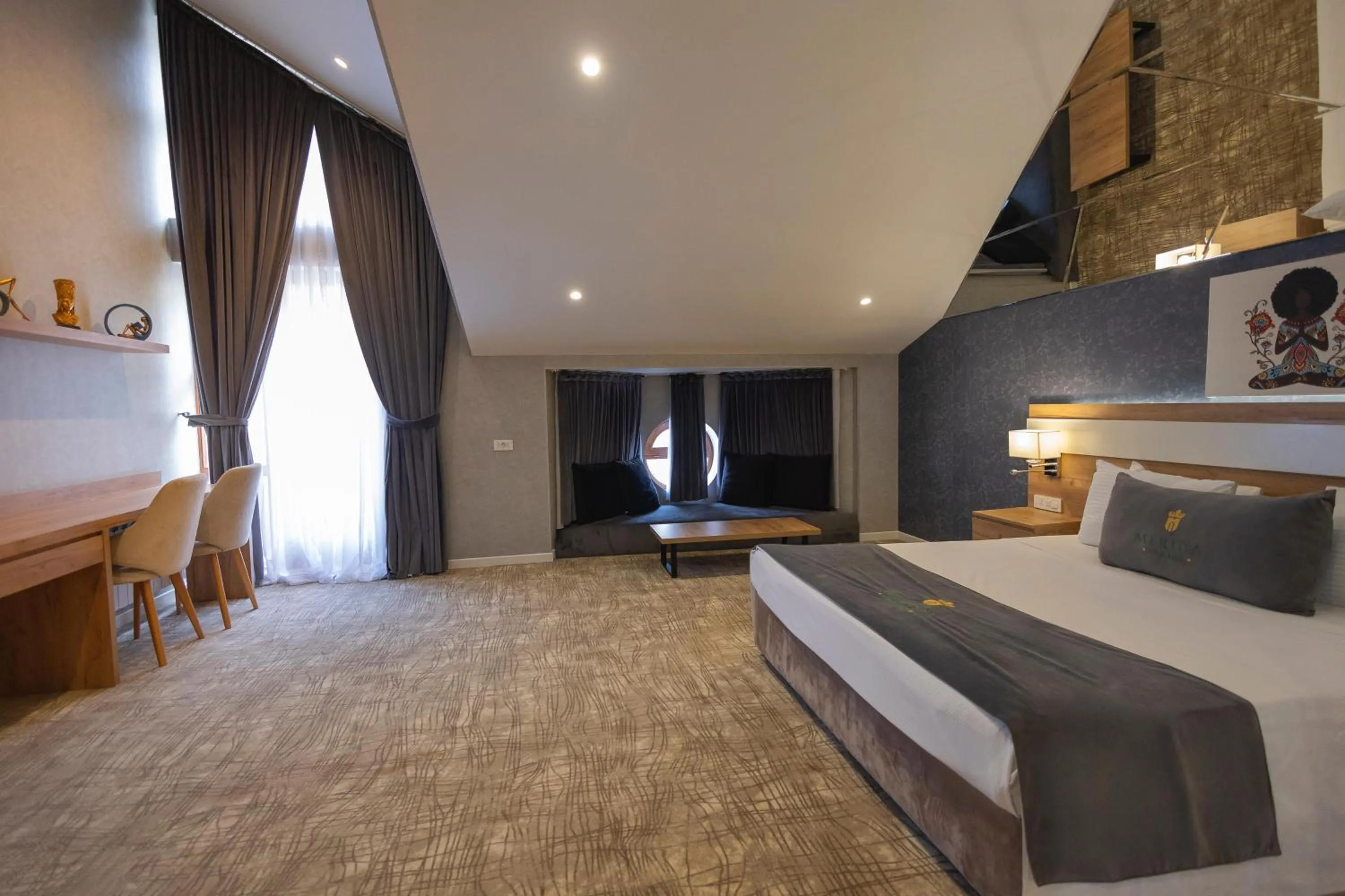 Photo of the whole room, Bed in Merida Hotel Baku