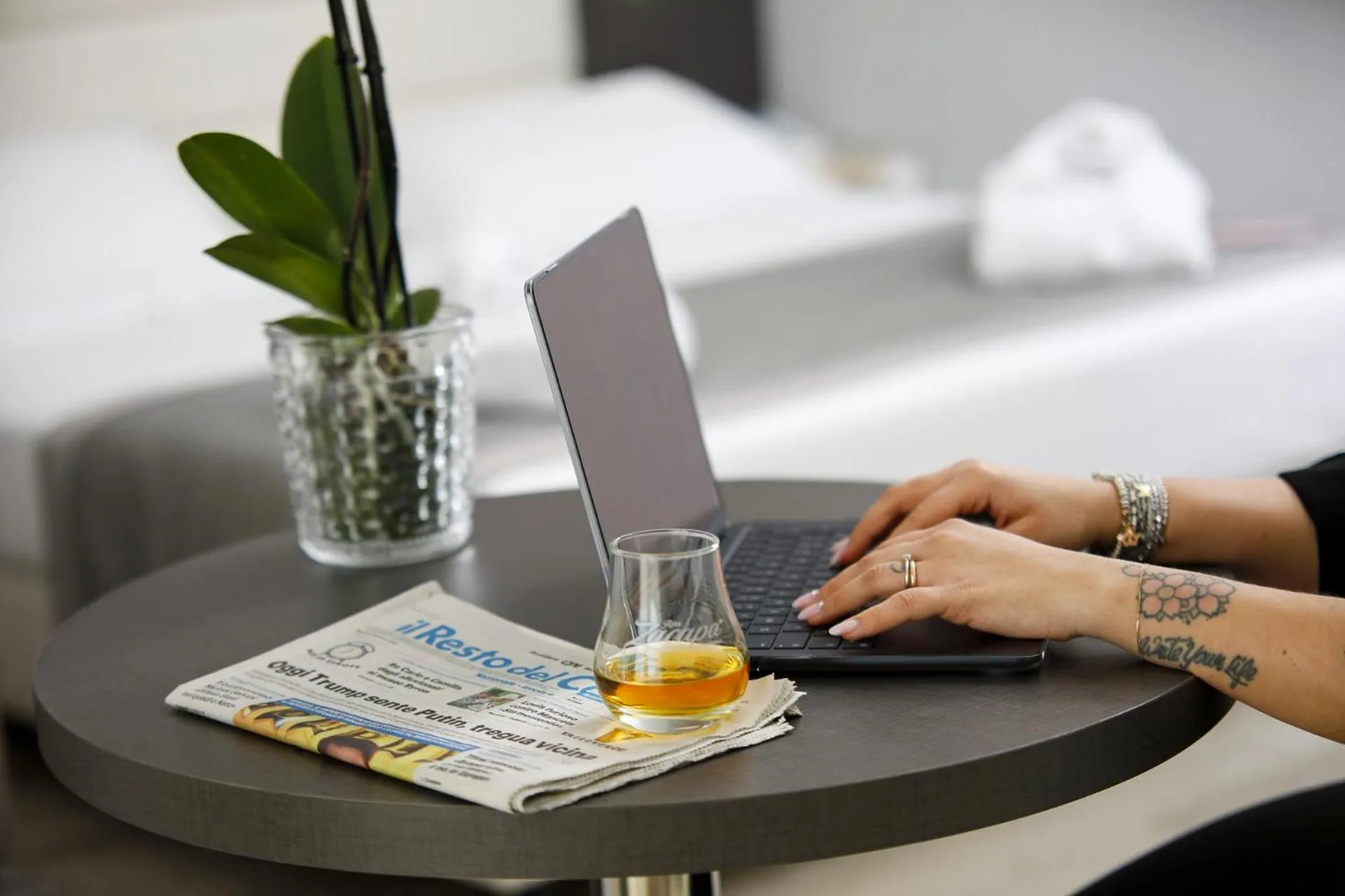 Seating area in Hotel Molino Rosso