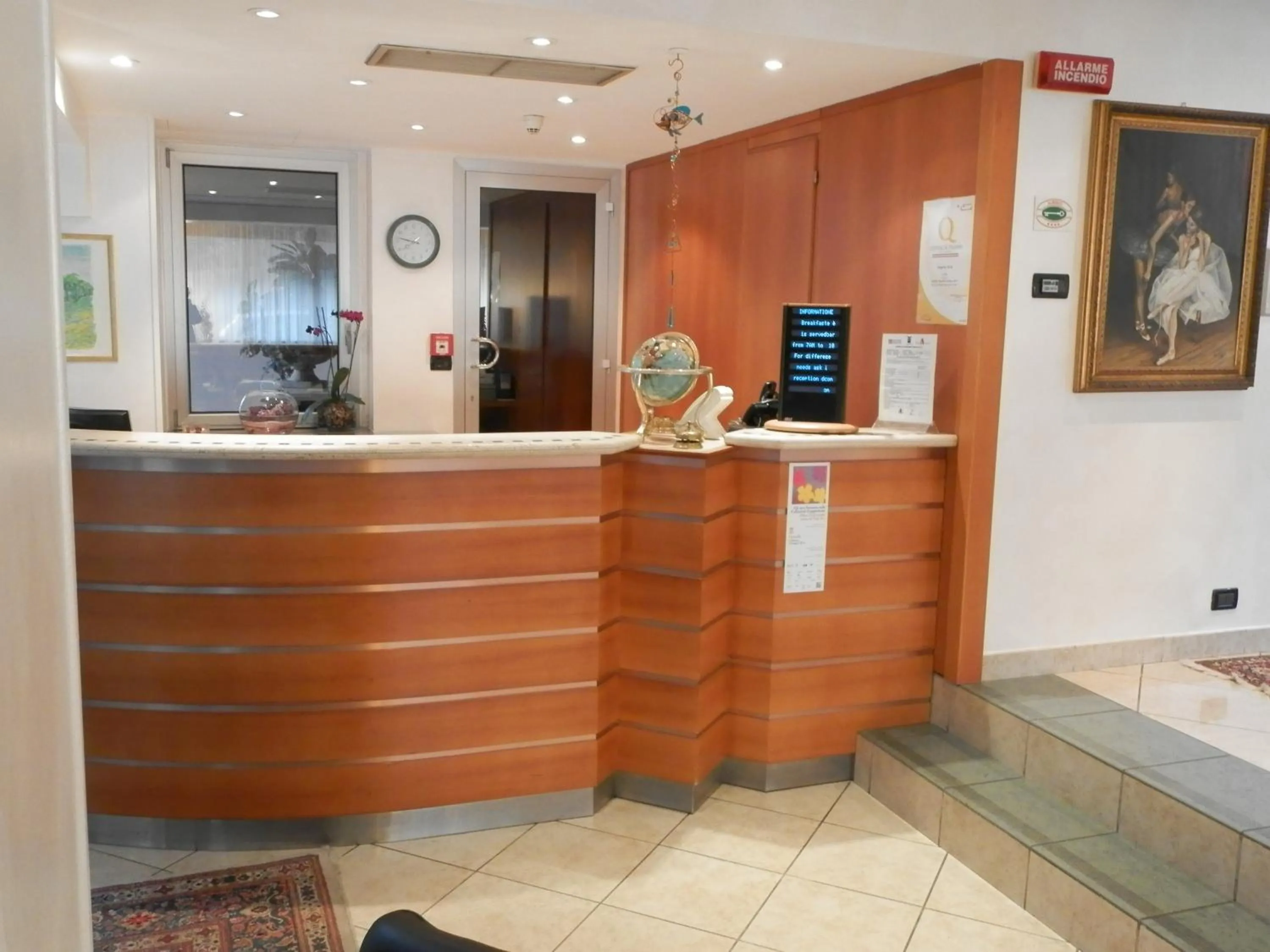 Lobby or reception in Augustus Hotel