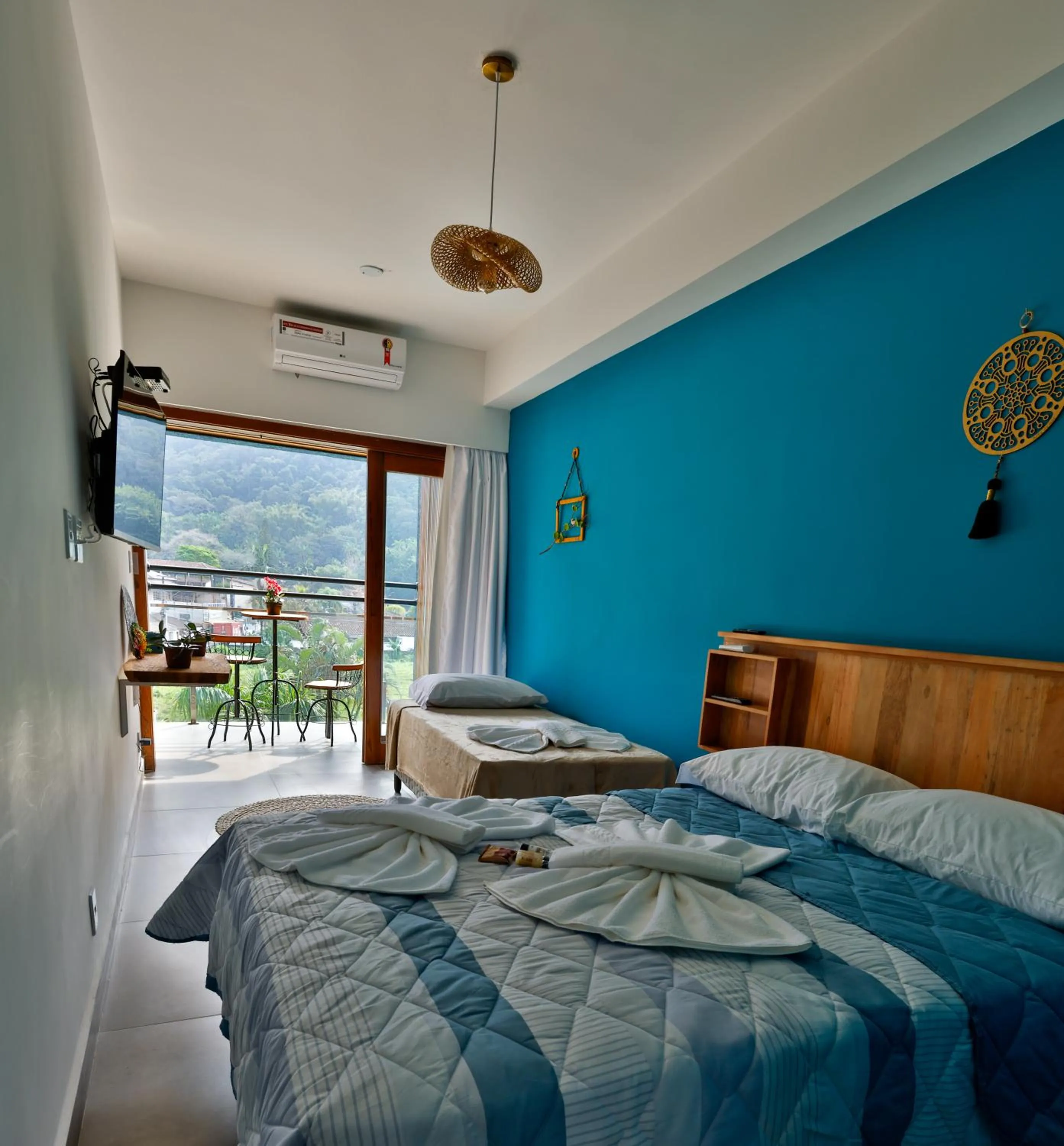 Bed in Mandala Beach Hotel